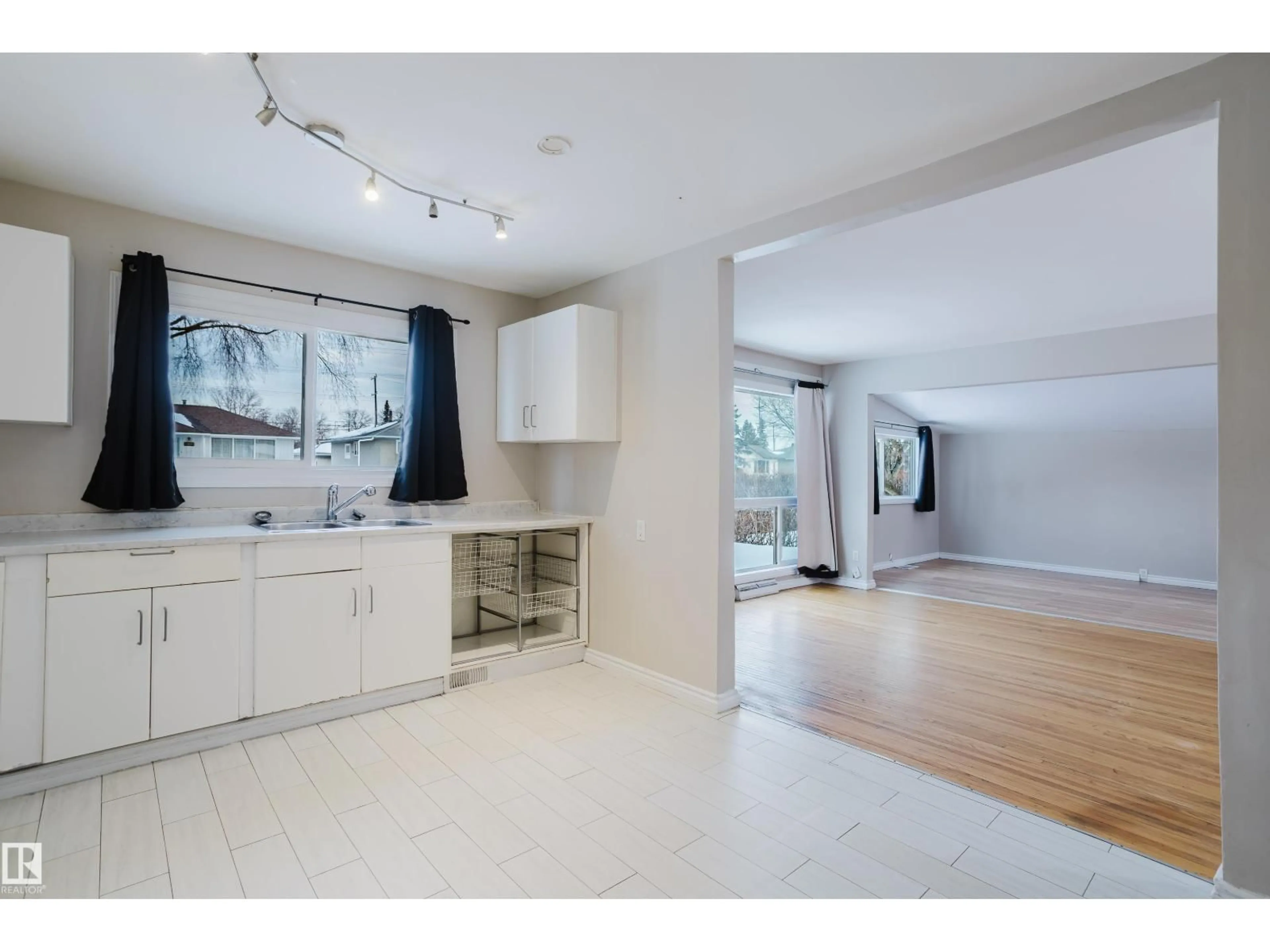 Open concept kitchen, unknown for NW - 12844 103 ST, Edmonton Alberta T5E4M1