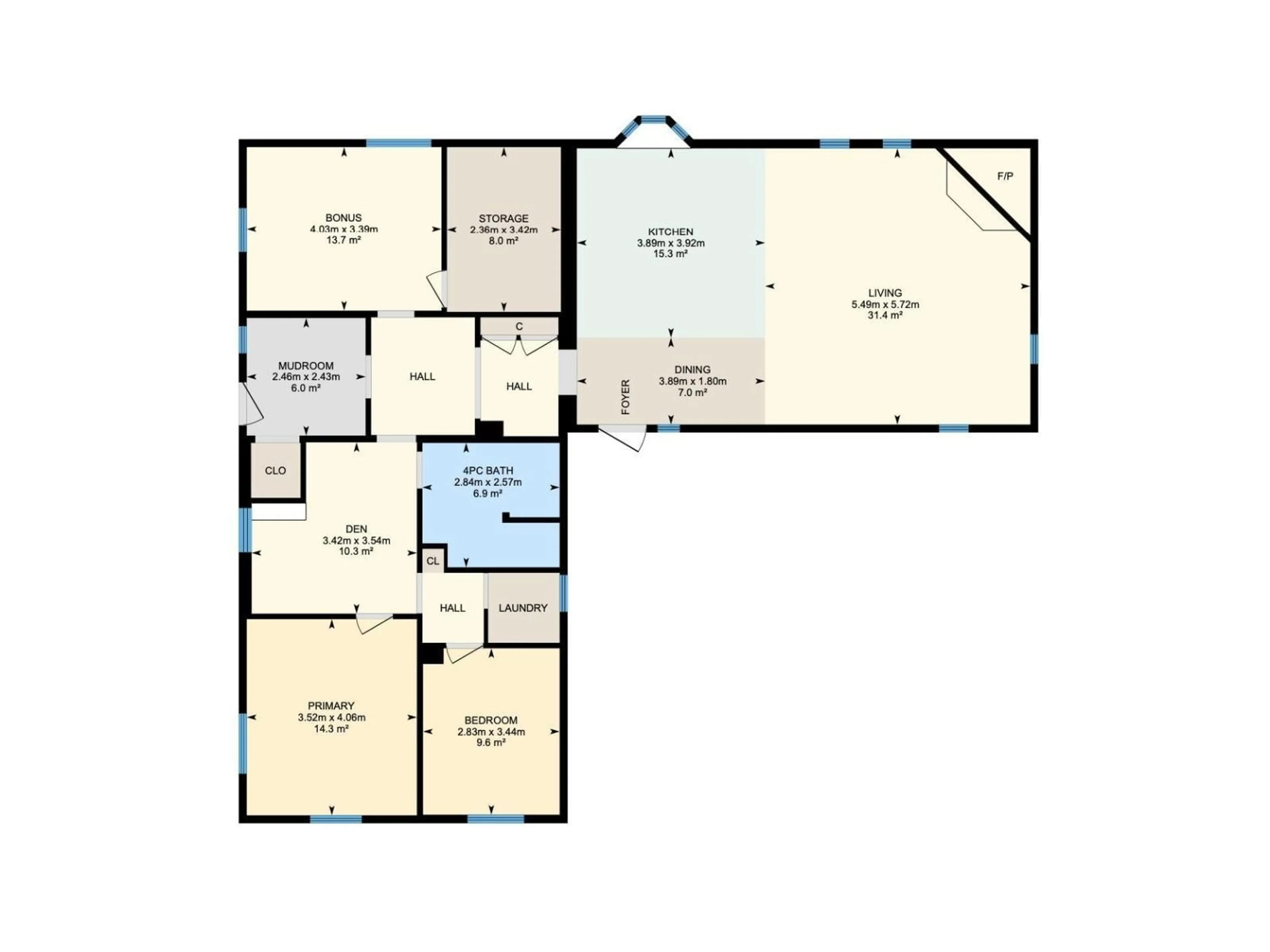 Floor plan for 273064 HWY 13, Rural Wetaskiwin County Alberta T9A1W8