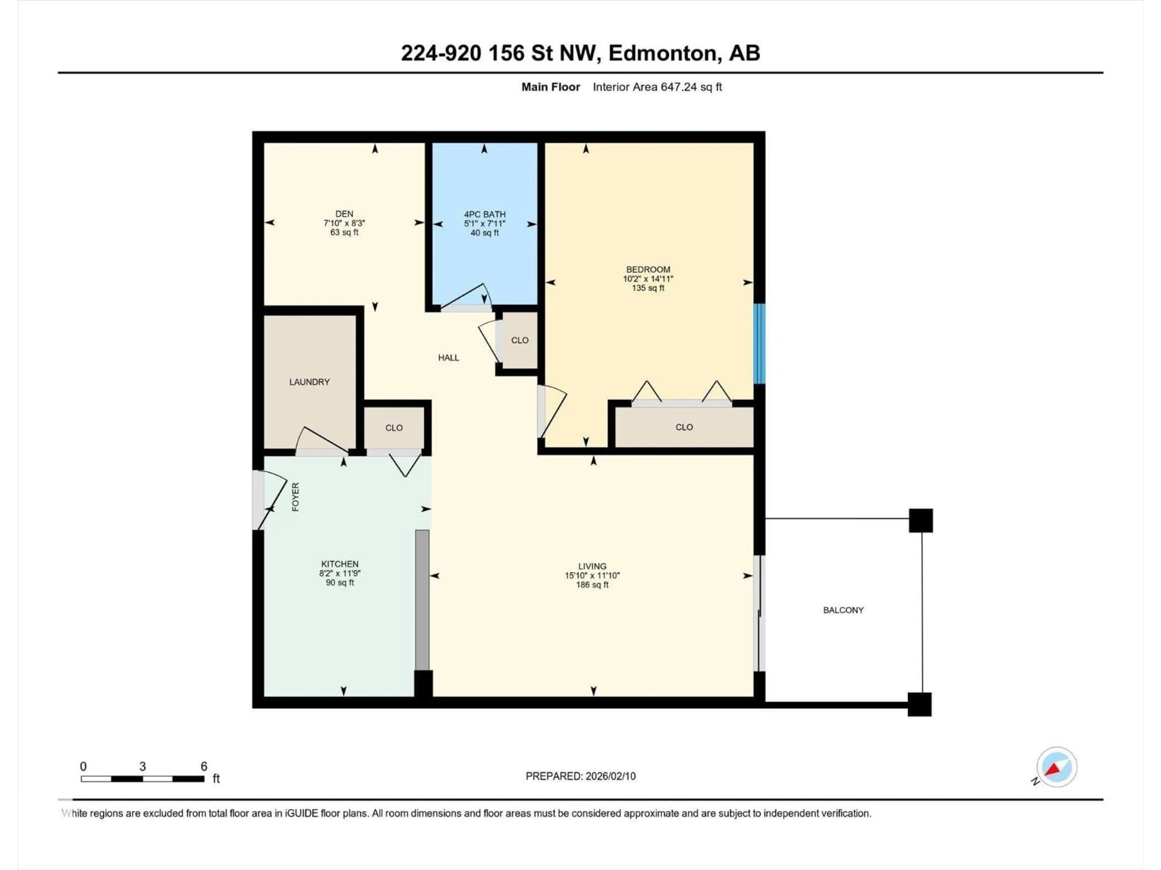 Floor plan for 24 - 920 156 ST, Edmonton Alberta T6R0N6