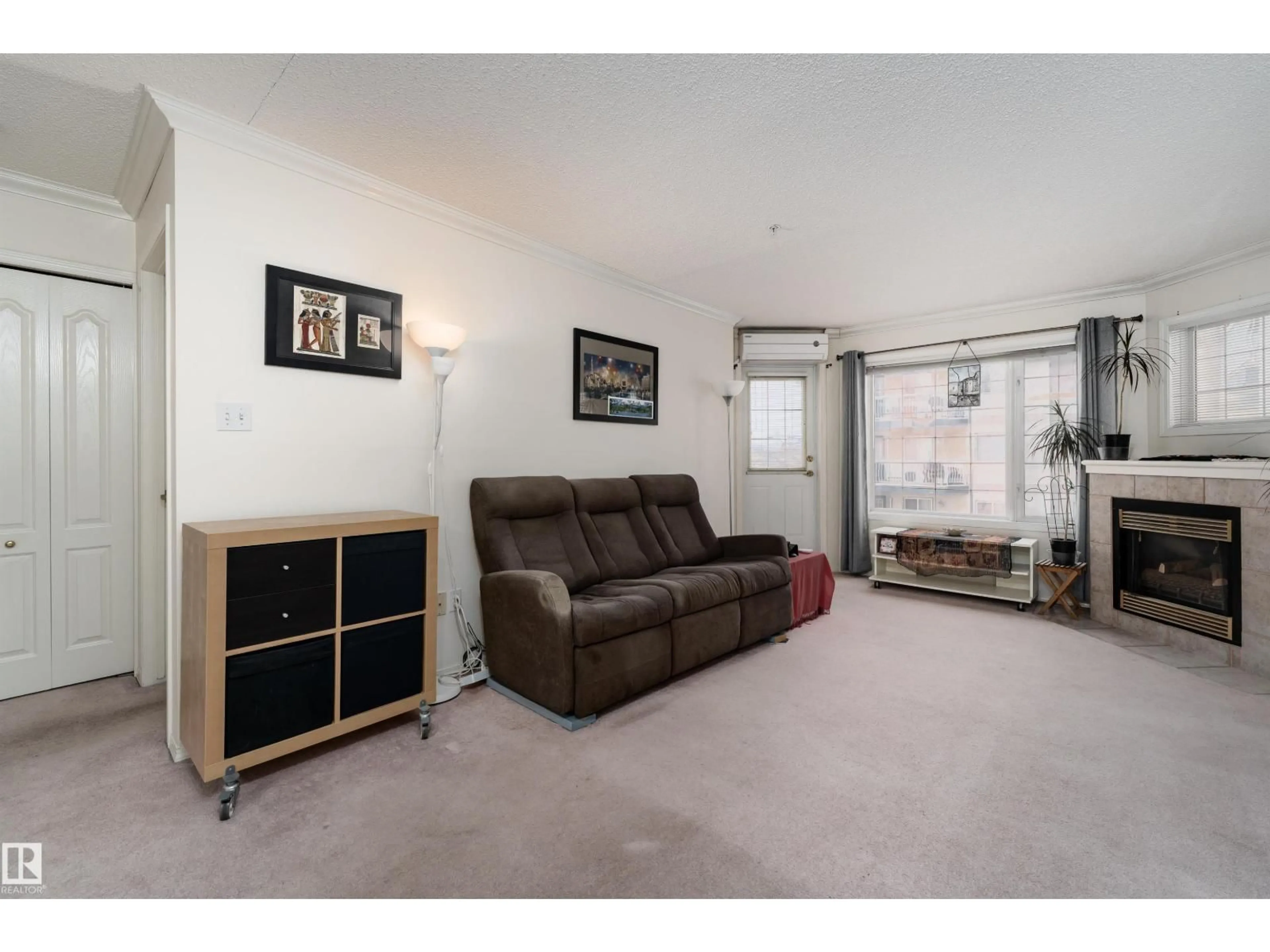 Living room with furniture, unknown for #309 - 13540 114 AV, Edmonton Alberta T5M4C4