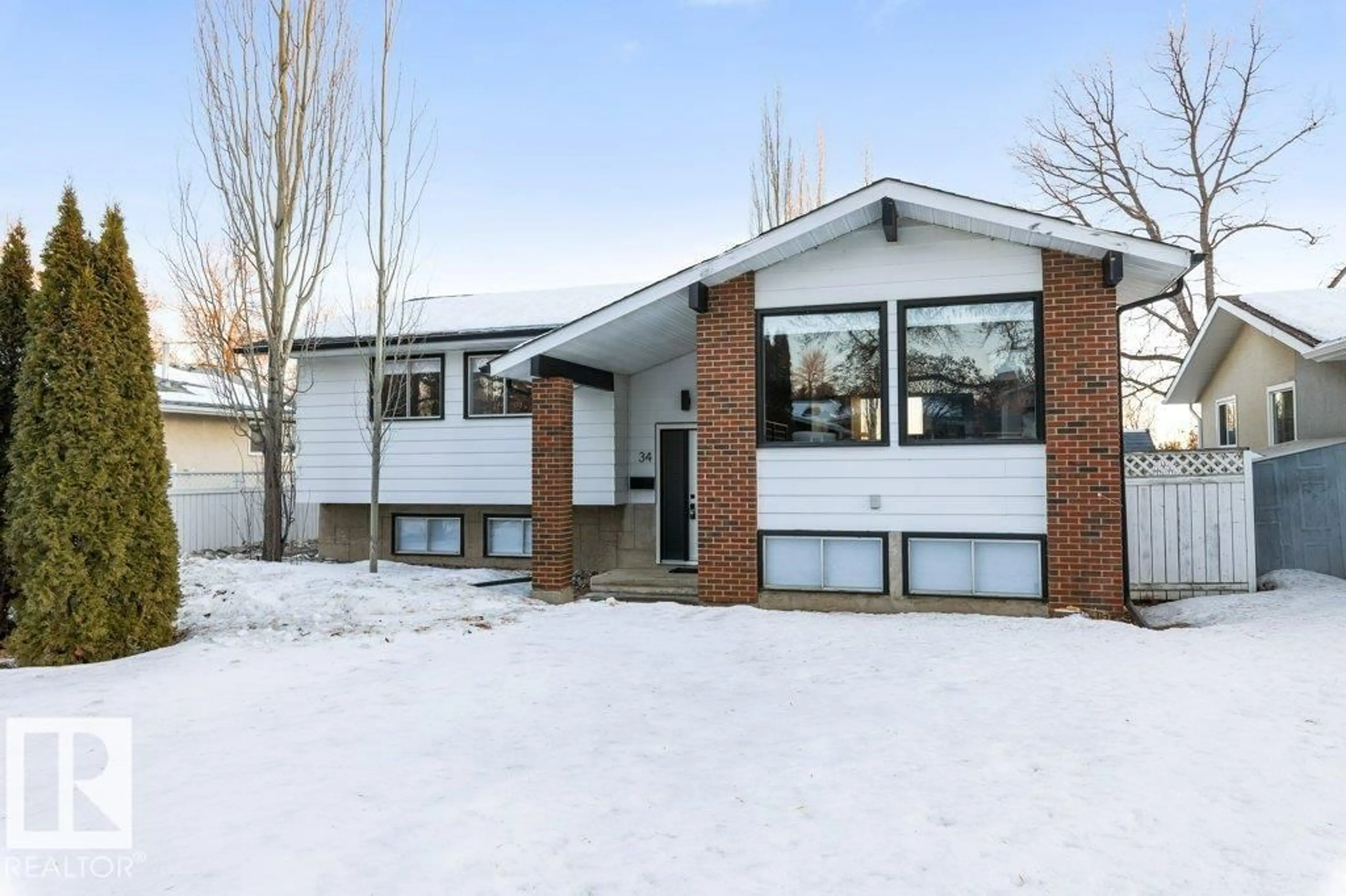 Home with brick exterior material, street for 34 MALMO AV, St. Albert Alberta T8N2C2