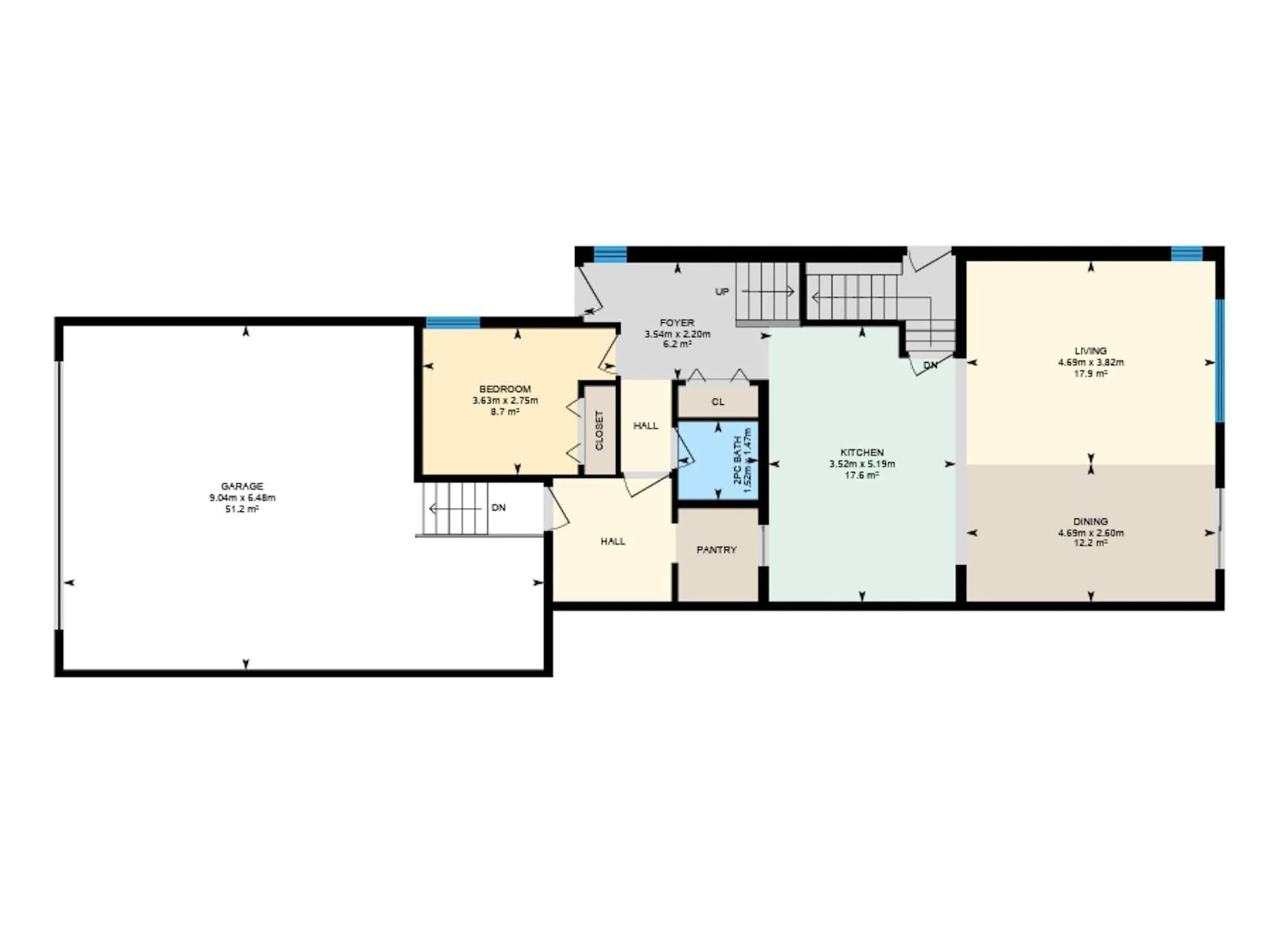 Floor plan for NW - 22003 93 AV, Edmonton Alberta T5T7N9