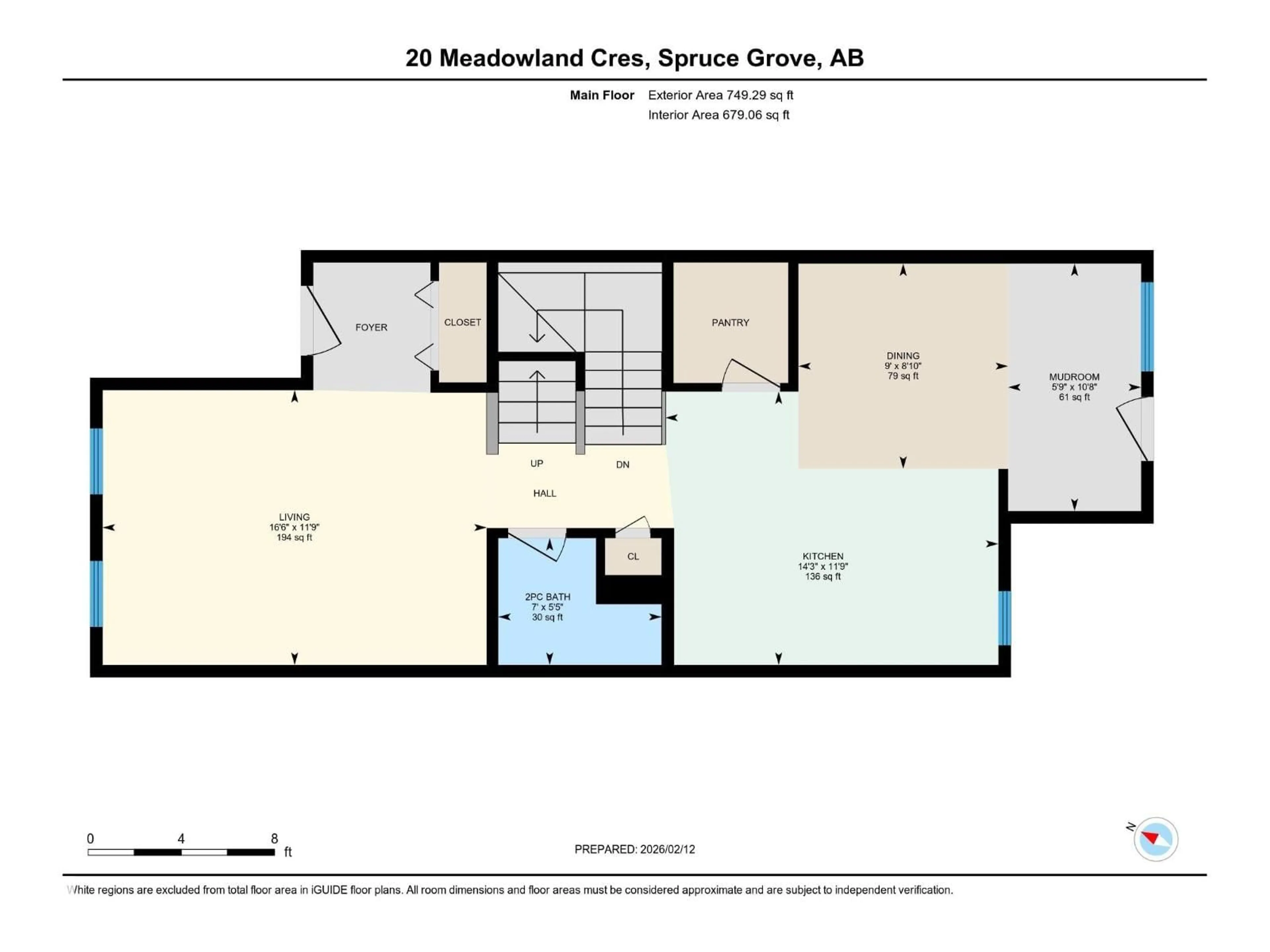 Floor plan for 20 MEADOWLAND CR, Spruce Grove Alberta T7X0P9