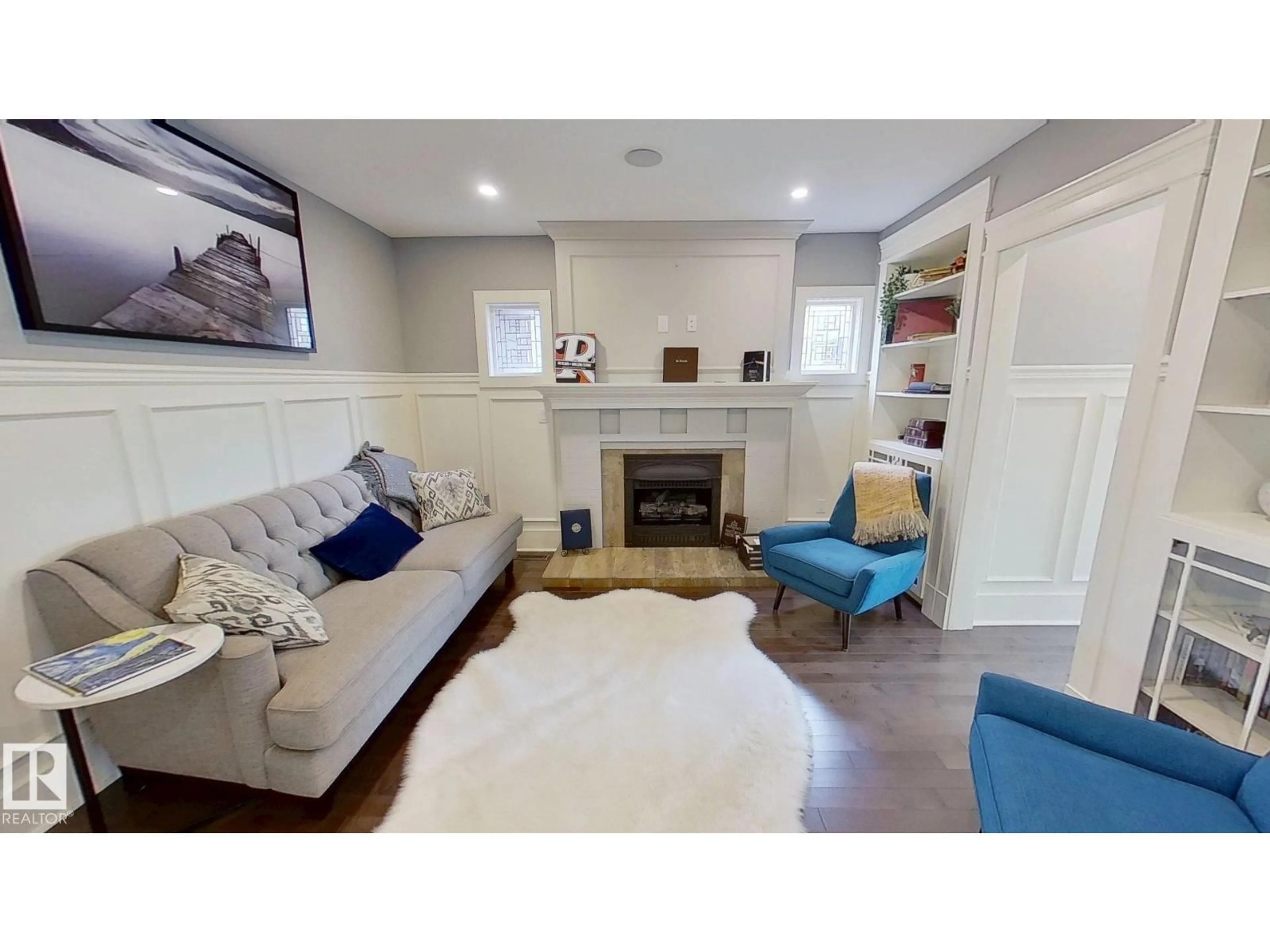 Living room with furniture, unknown for NW - 11313 127 ST, Edmonton Alberta T5M0T9