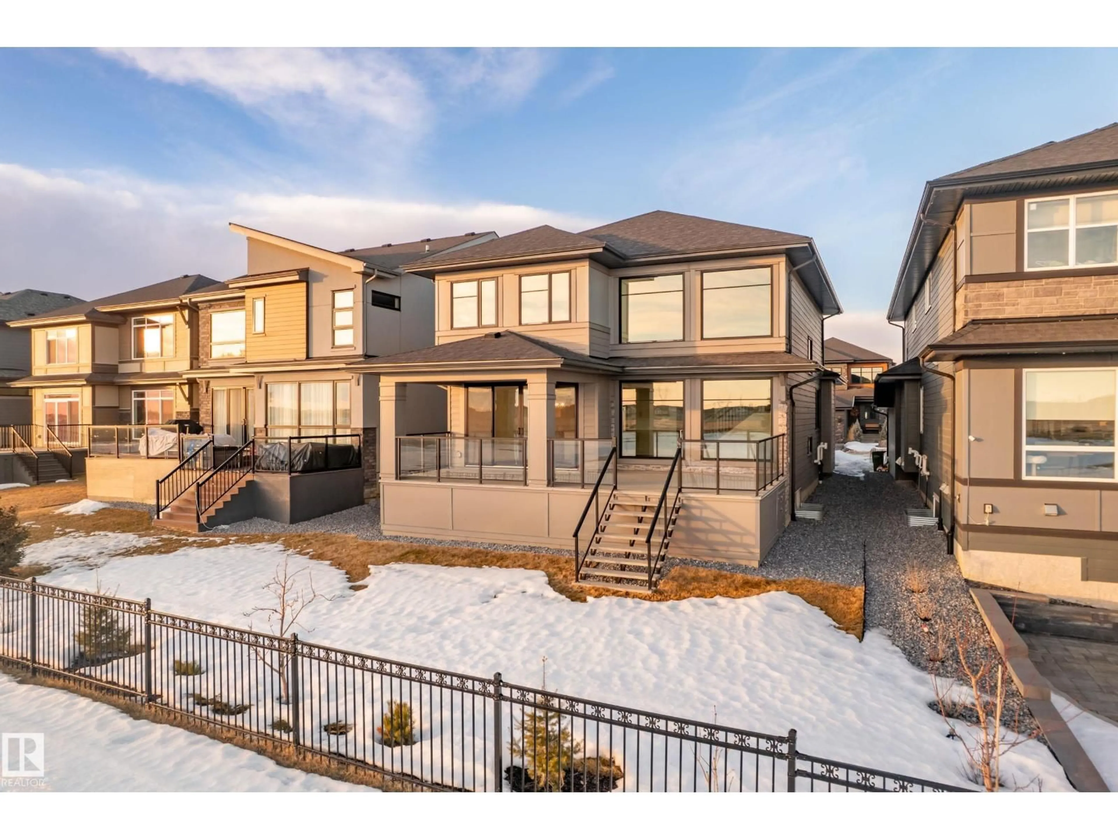 A pic from outside/outdoor area/front of a property/back of a property/a pic from drone, street for 1538 HOWES PL, Edmonton Alberta T6W5B9