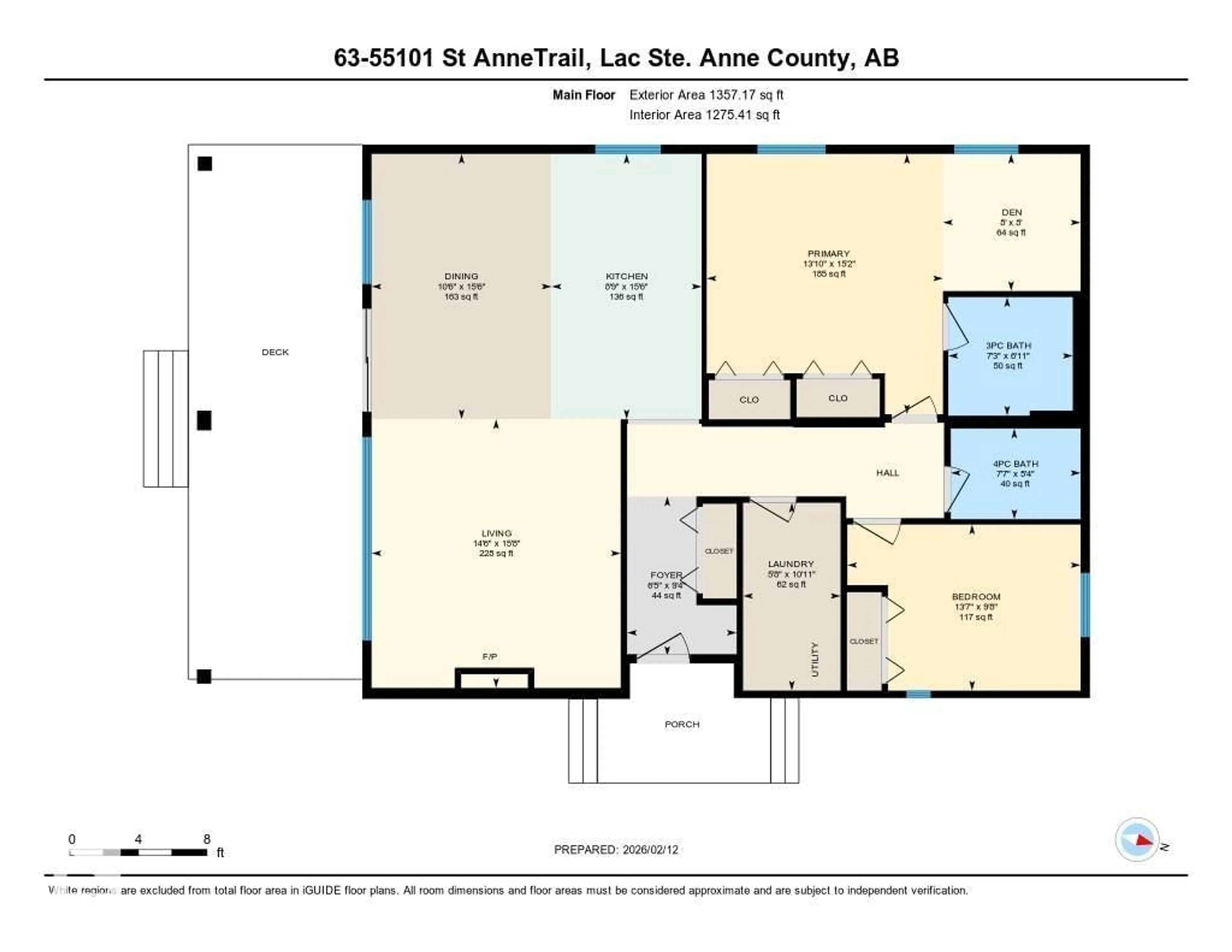 Floor plan for 63 STE. ANNE TR, Rural Lac Ste. Anne County Alberta T0E1A1