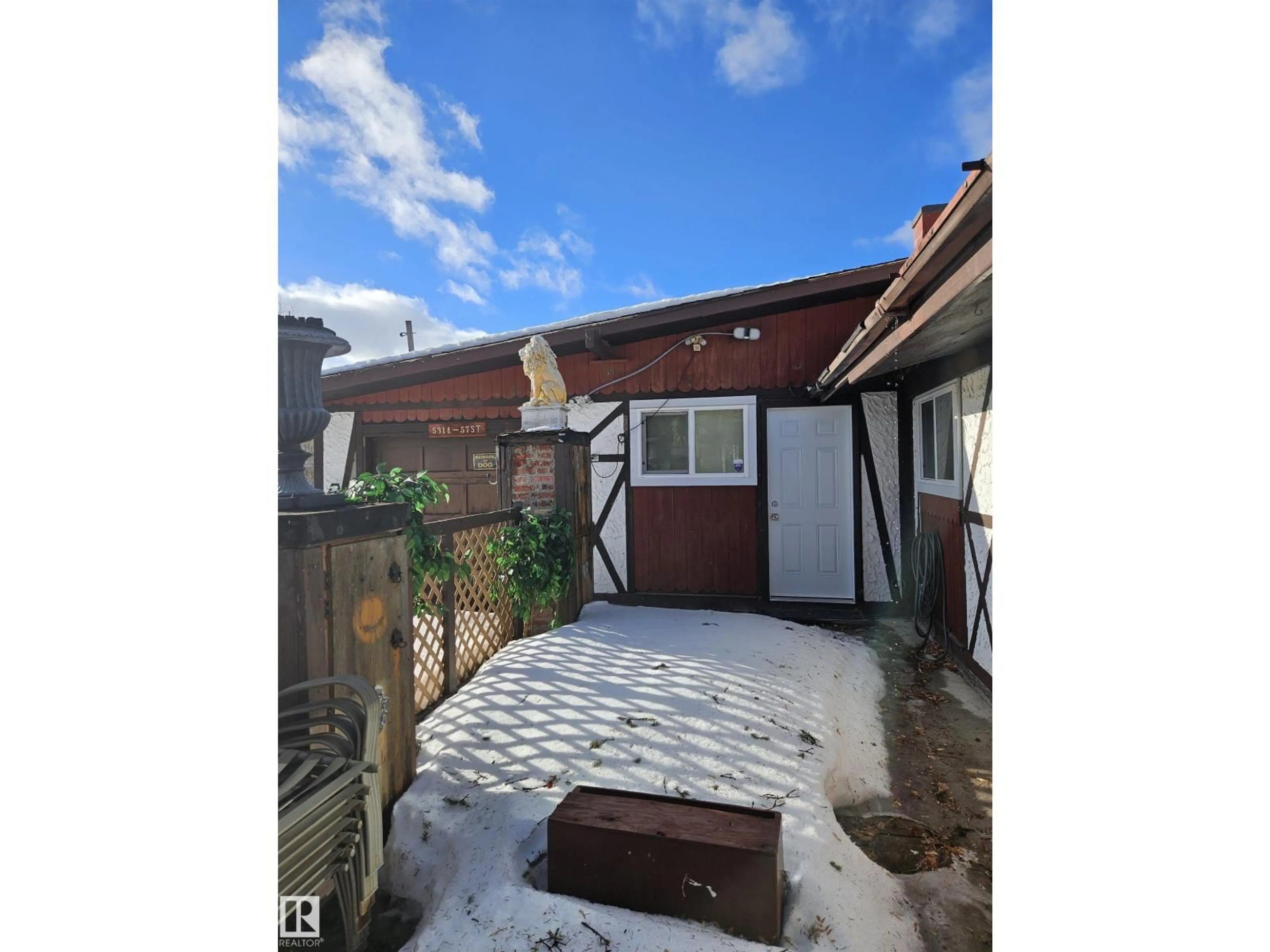 A pic from outside/outdoor area/front of a property/back of a property/a pic from drone, street for 5314 57 ST, Cold Lake Alberta T9M1R9