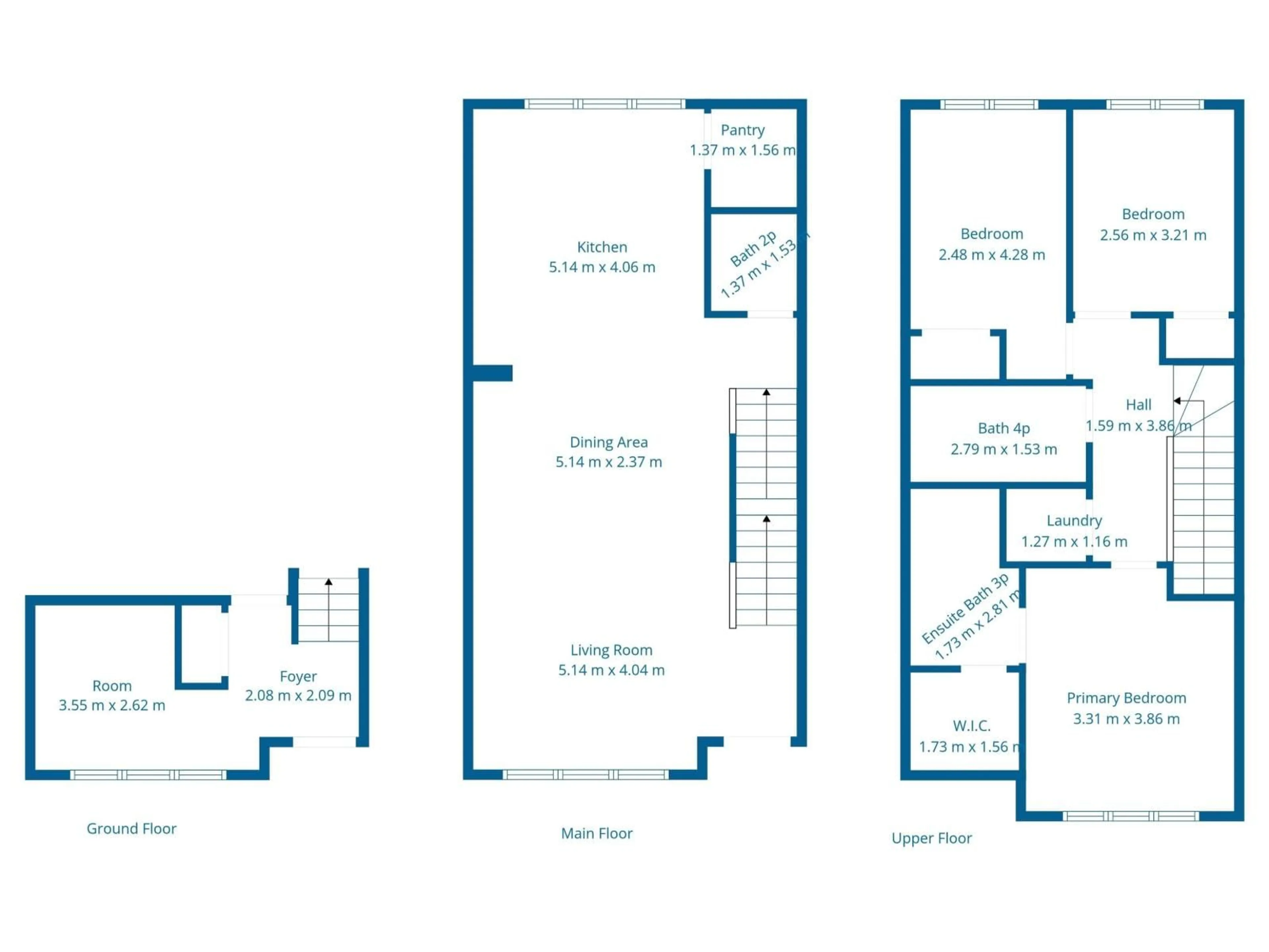 Floor plan for 510 37 ST, Edmonton Alberta T6X3B2