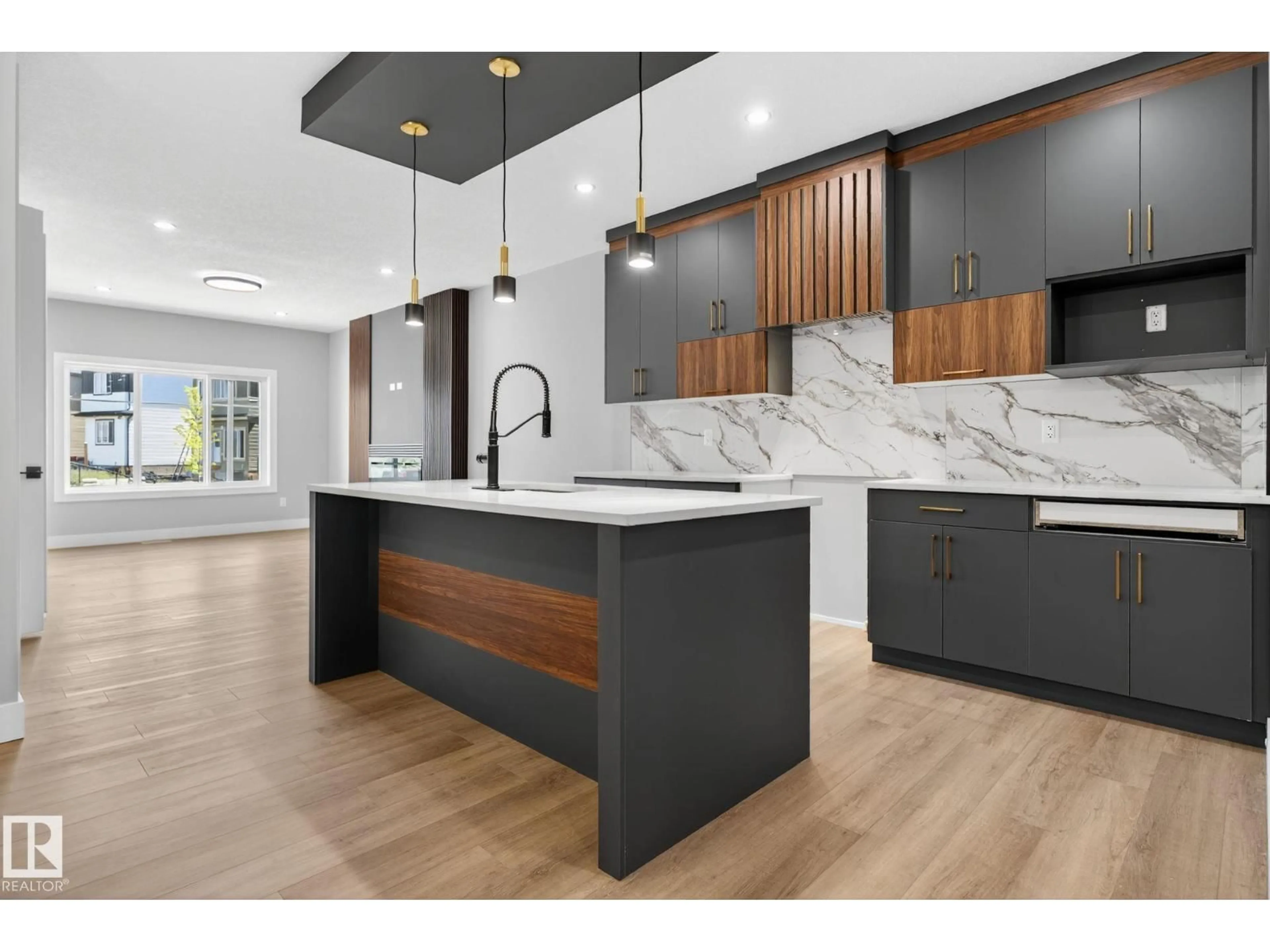 Open concept kitchen, unknown for 456 CRYSTAL CREEK LI, Leduc Alberta T9E0X5