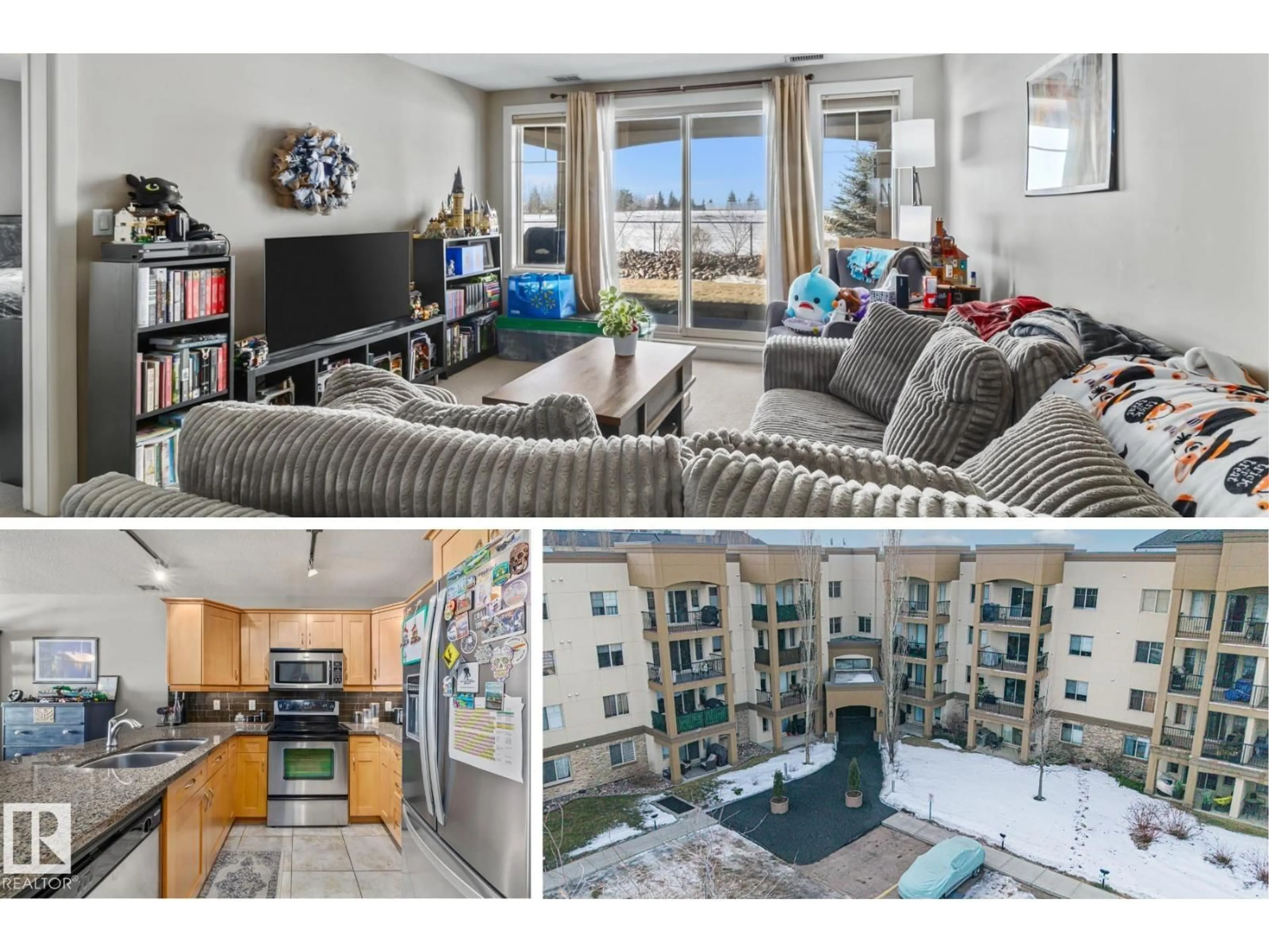 Living room with furniture, unknown for 400 - 117 PALISADES WAY, Sherwood Park Alberta T8H0H4