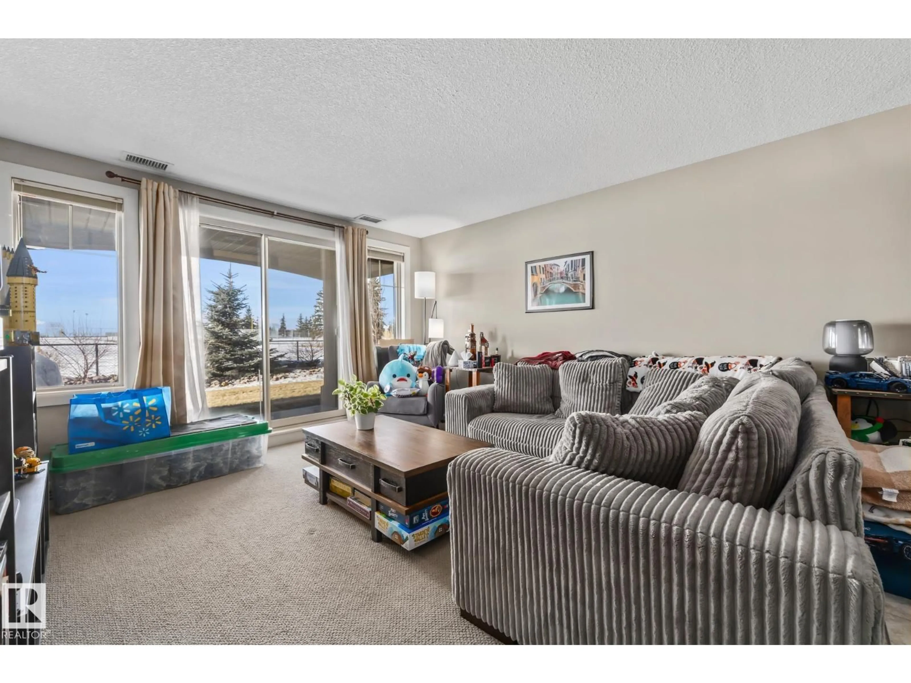 Living room with furniture, unknown for 400 - 117 PALISADES WAY, Sherwood Park Alberta T8H0H4