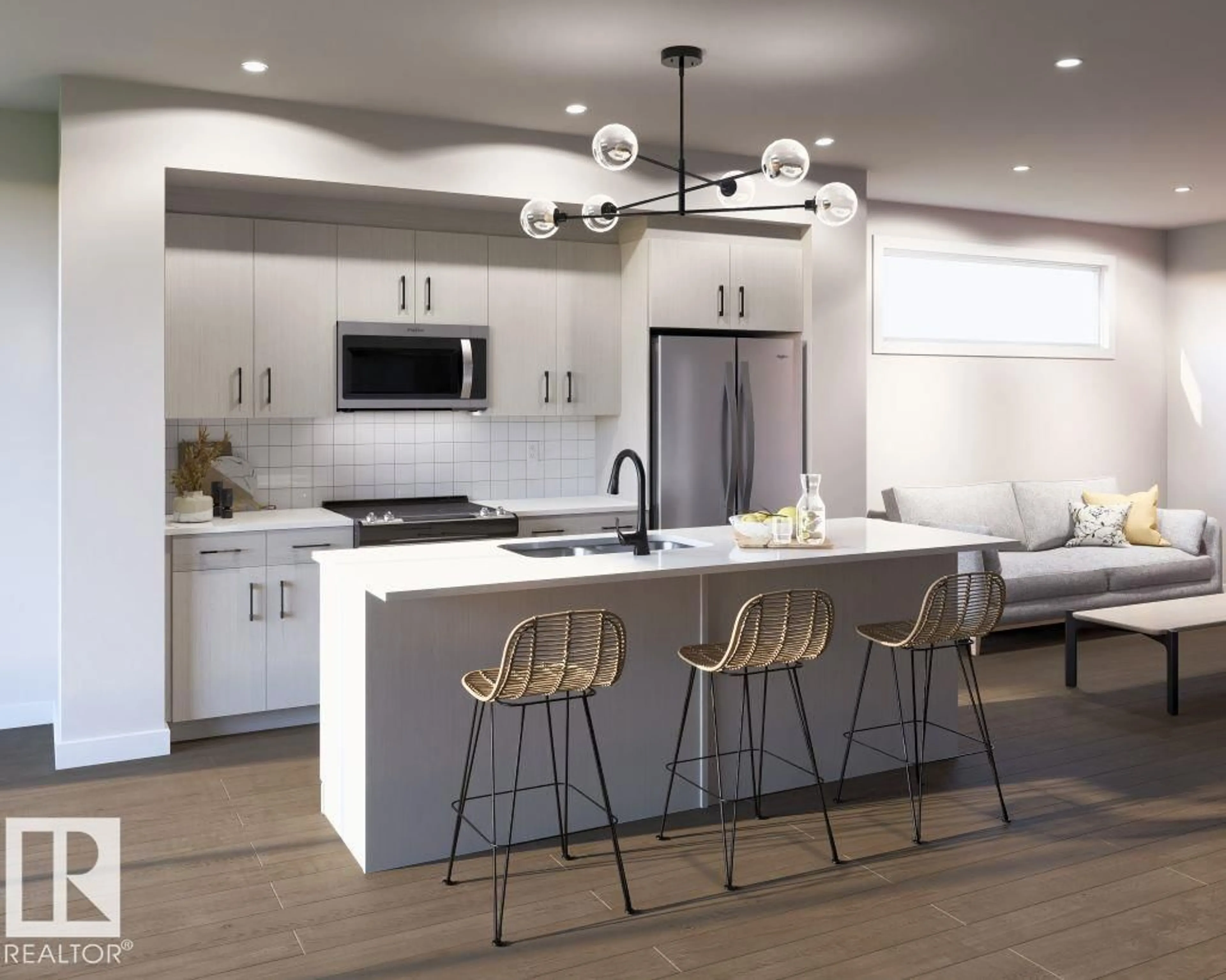 Open concept kitchen, unknown for 2612 ALCES WY, Edmonton Alberta T6X3L5