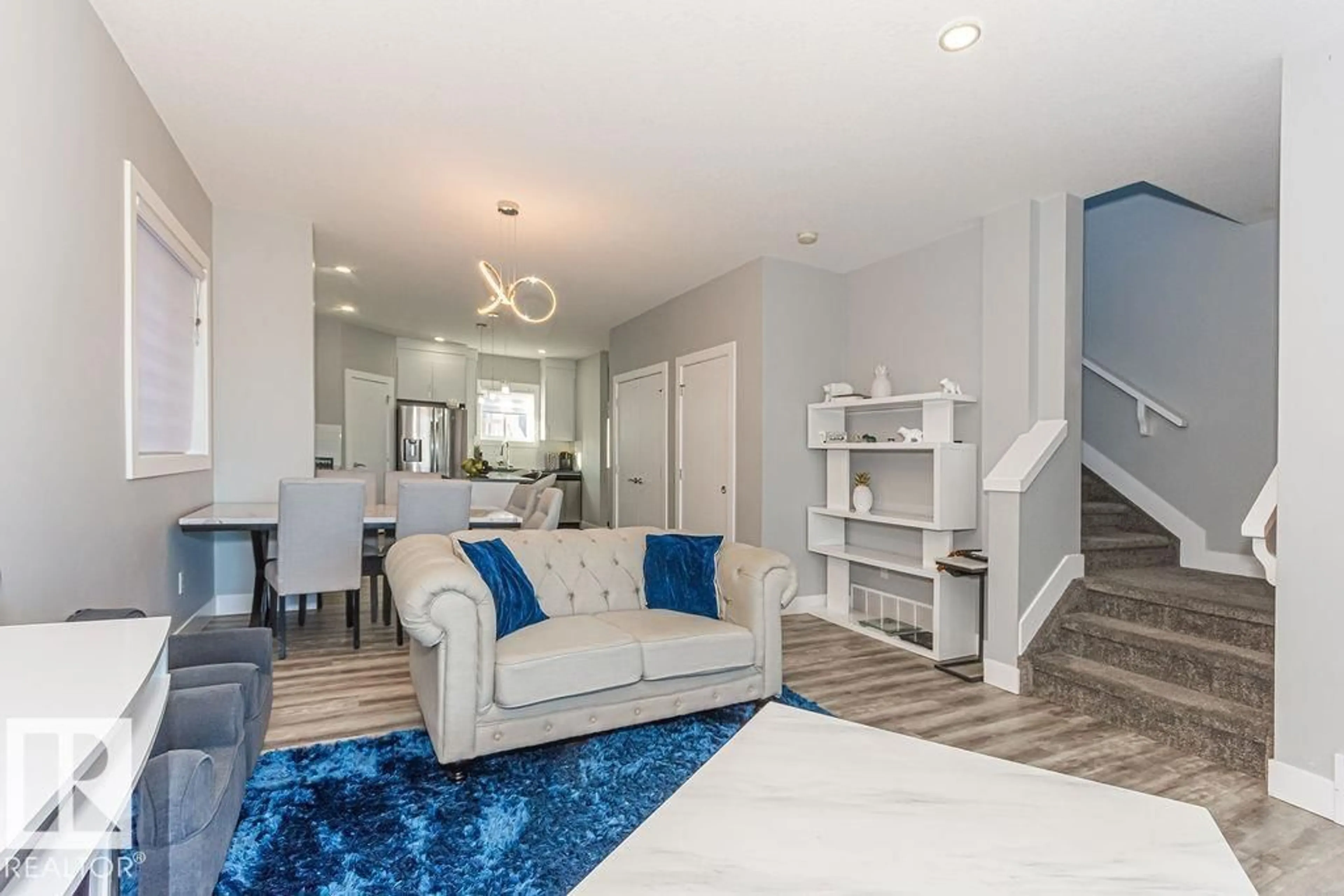 Living room with furniture, unknown for 1224 MCCONACHIE BV, Edmonton Alberta T5Y3T1