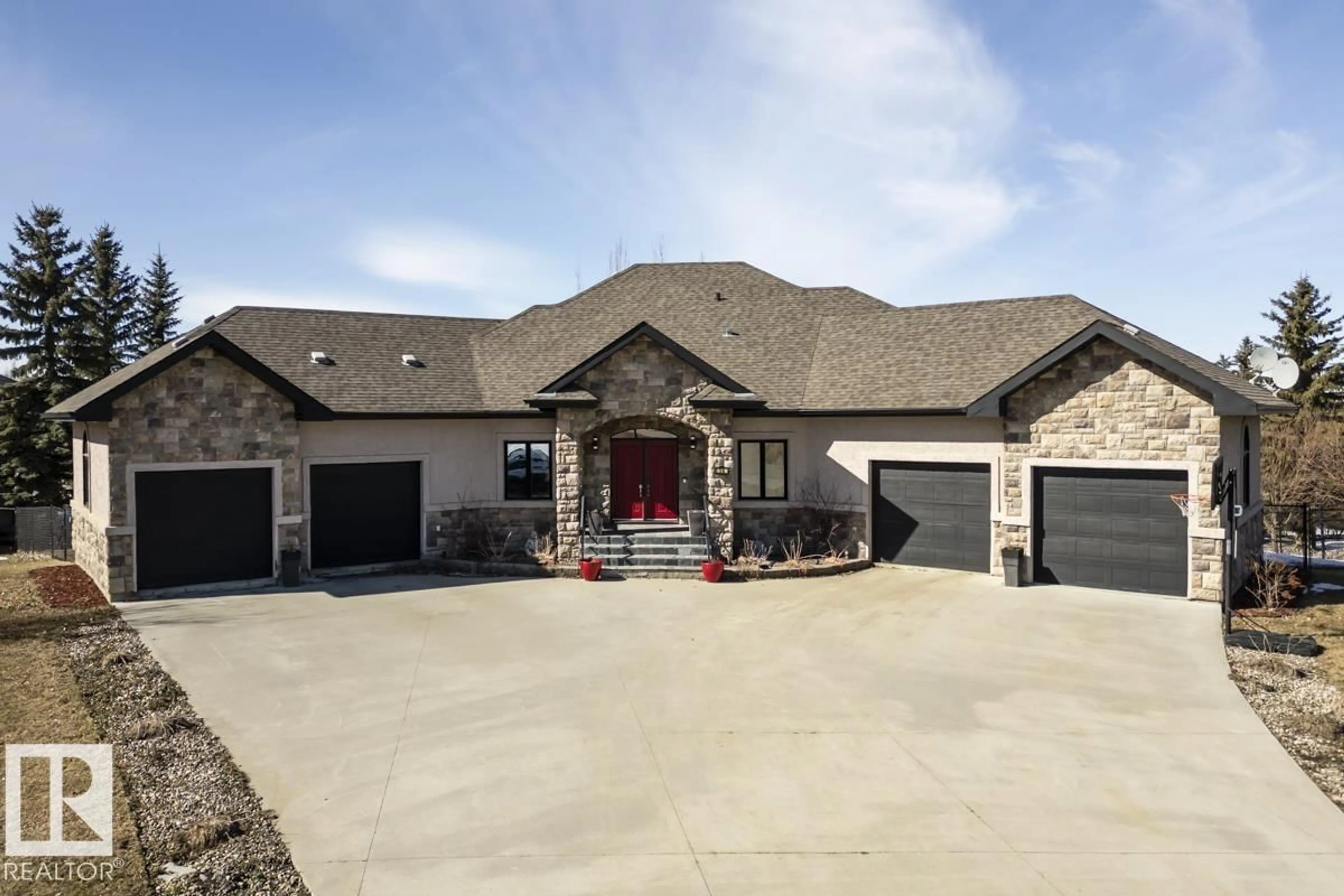 Home with brick exterior material, street for 53217 - 56 RGE ROAD 263, Rural Parkland County Alberta T7X3G2