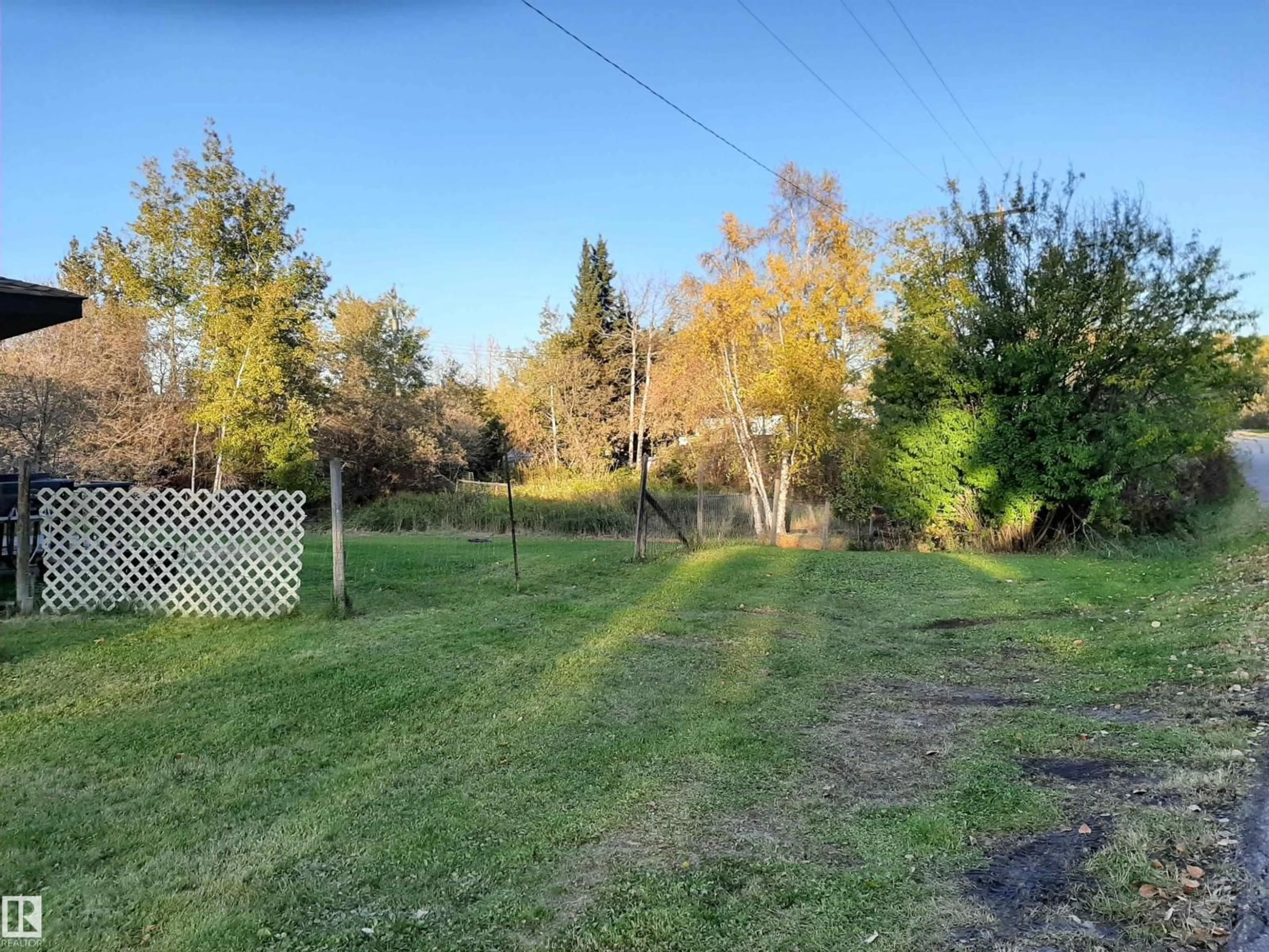 A pic from outside/outdoor area/front of a property/back of a property/a pic from drone, forest/trees view for 20575 - 57 WYE RD, Rural Strathcona County Alberta T8G1H1