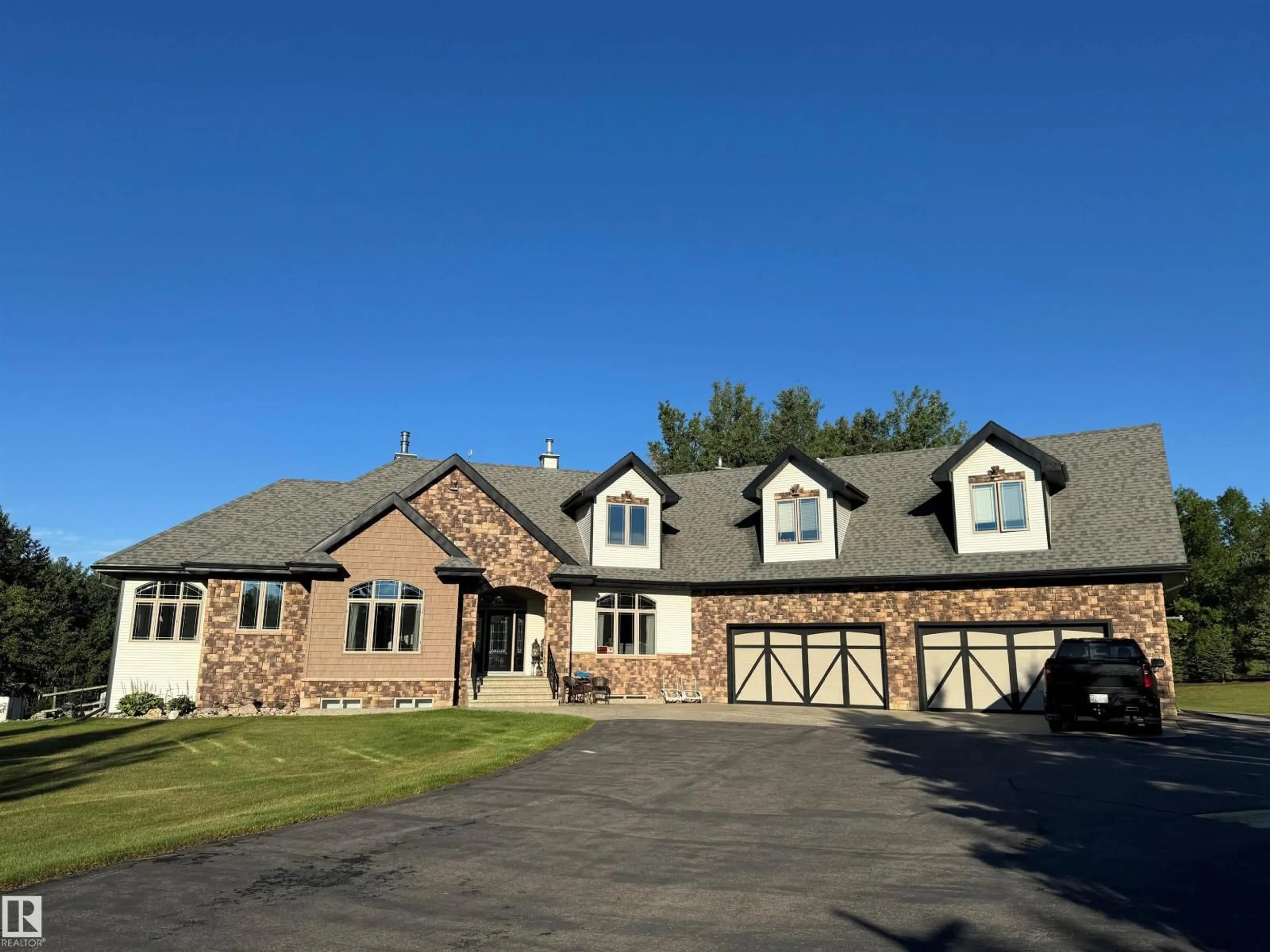 Home with brick exterior material, unknown for 13 - 1017 TWP ROAD 540, Rural Parkland County Alberta T7Y0A6