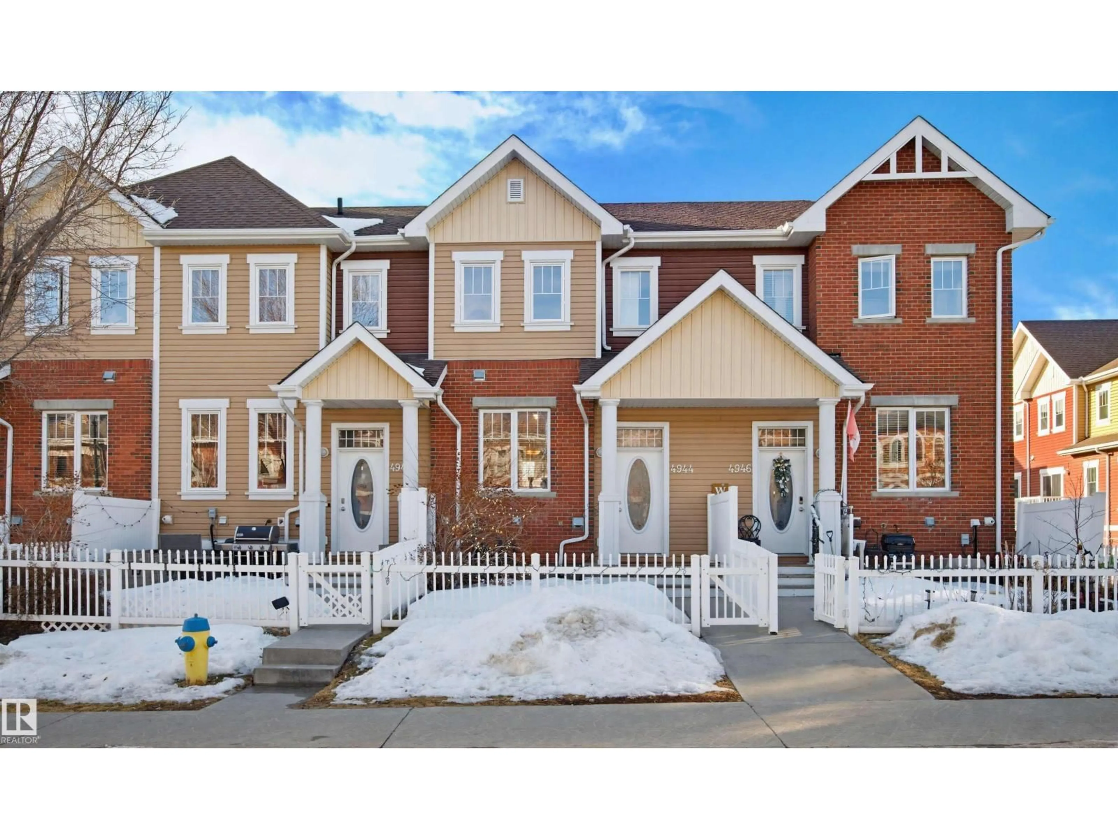 Home with brick exterior material, street for NW - 4944 TERWILLEGAR CM, Edmonton Alberta T6R0S3