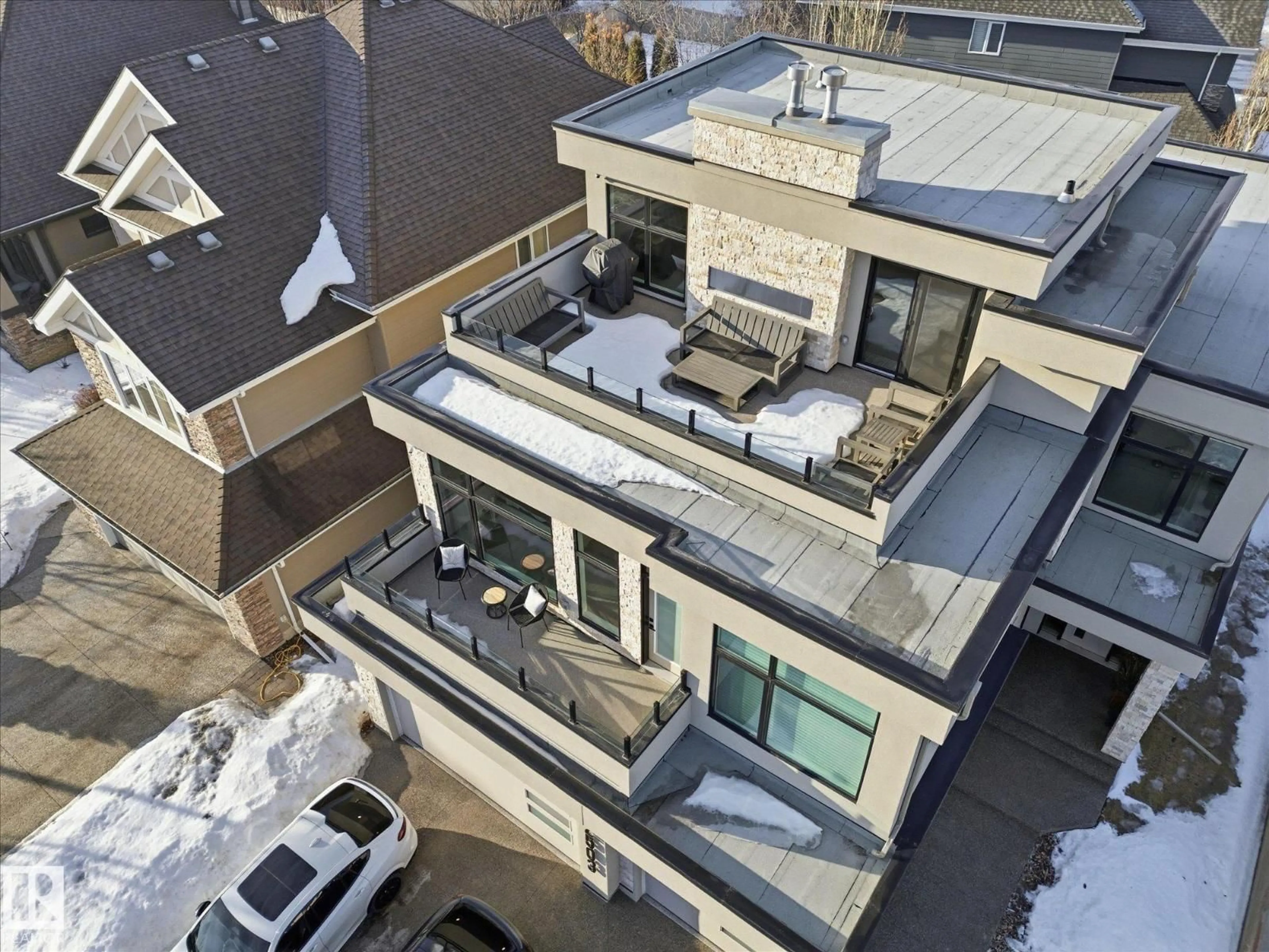 A pic from outside/outdoor area/front of a property/back of a property/a pic from drone, unknown for 2503 CAMERON RAVINE LANDING LD, Edmonton Alberta T6M0L3