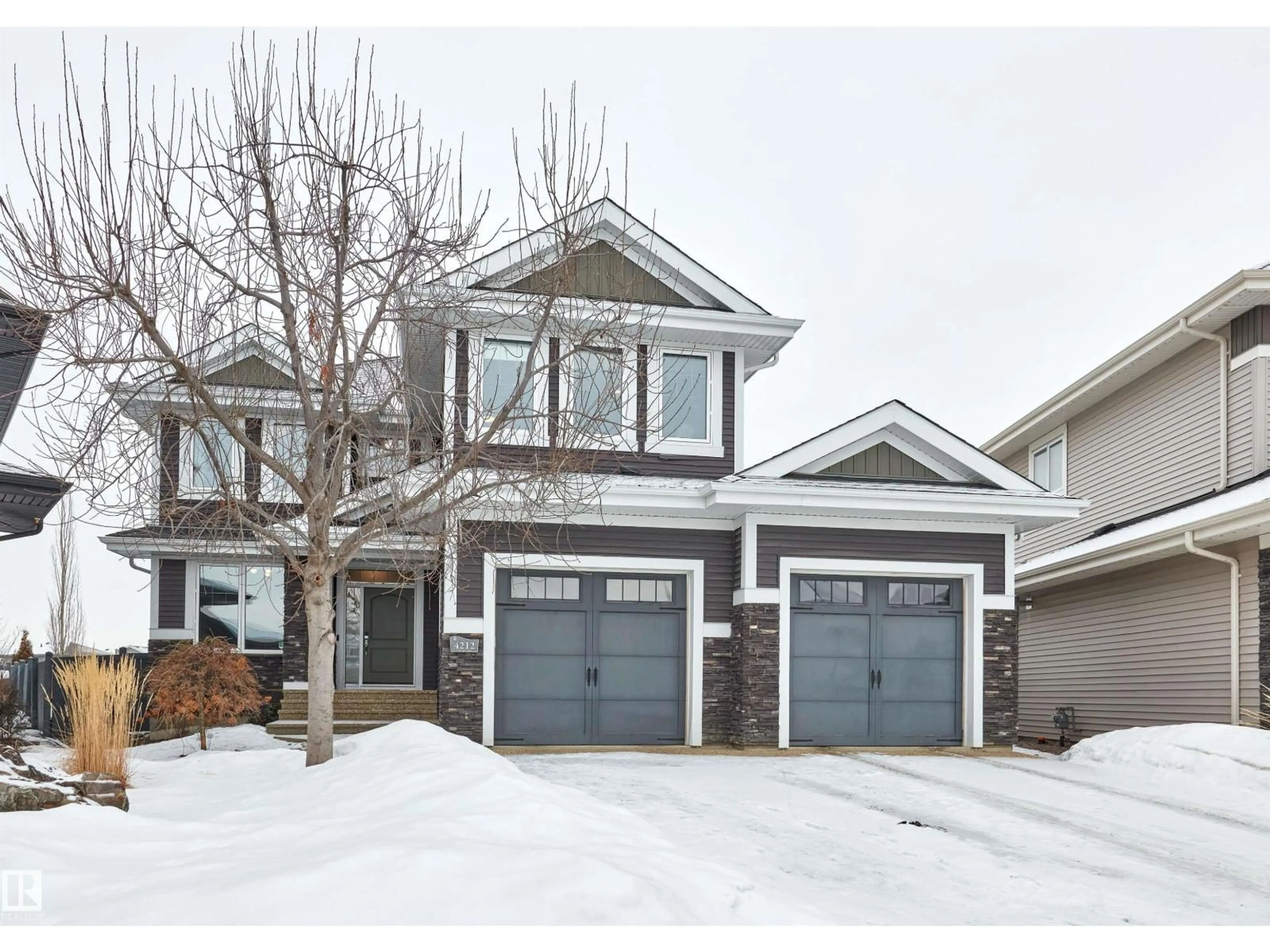 Home with vinyl exterior material, street for 4212 GORESKY CL, Edmonton Alberta T5T4V2