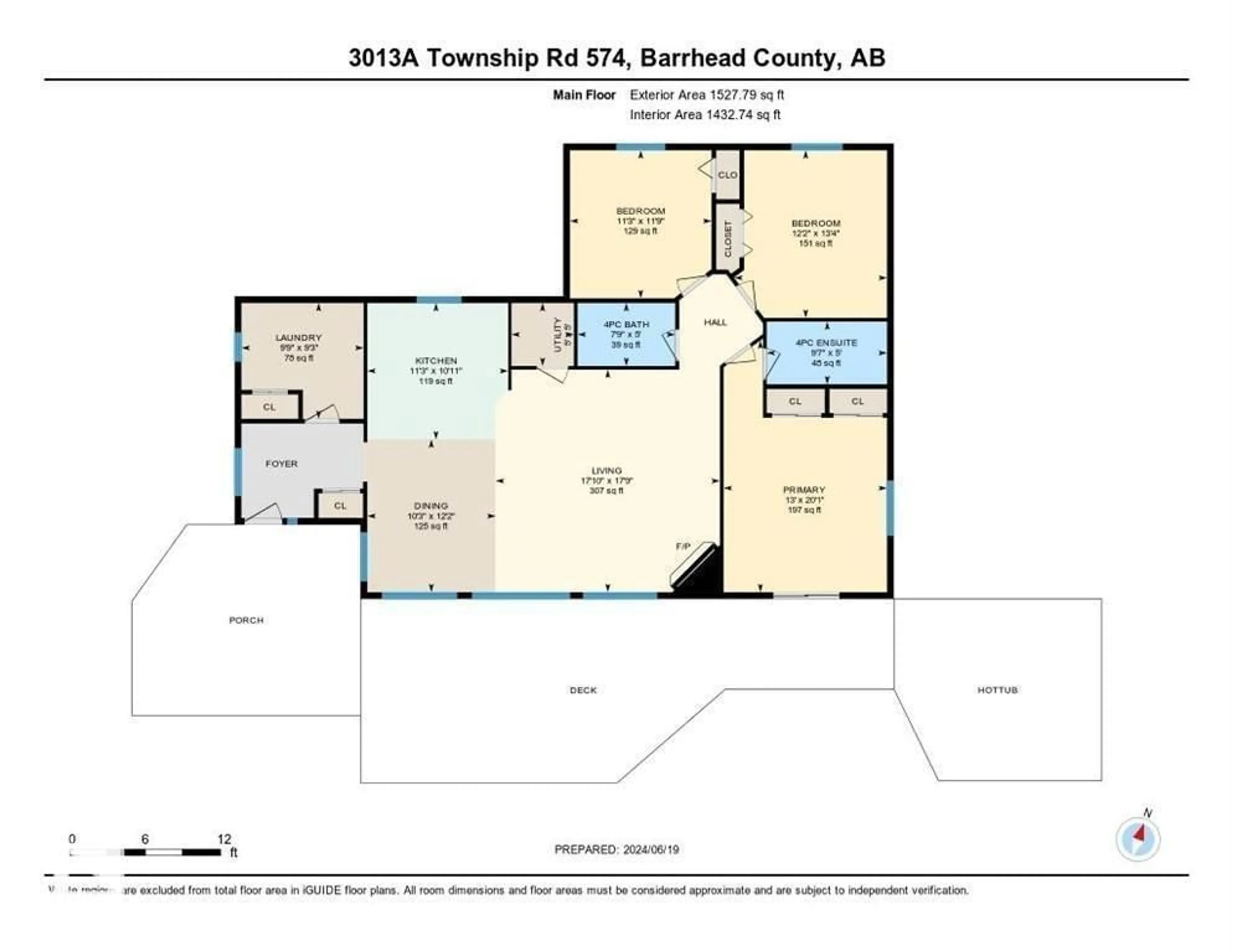 Floor plan for 3013A TWP RD 574, Rural Barrhead County Alberta T0E1A0