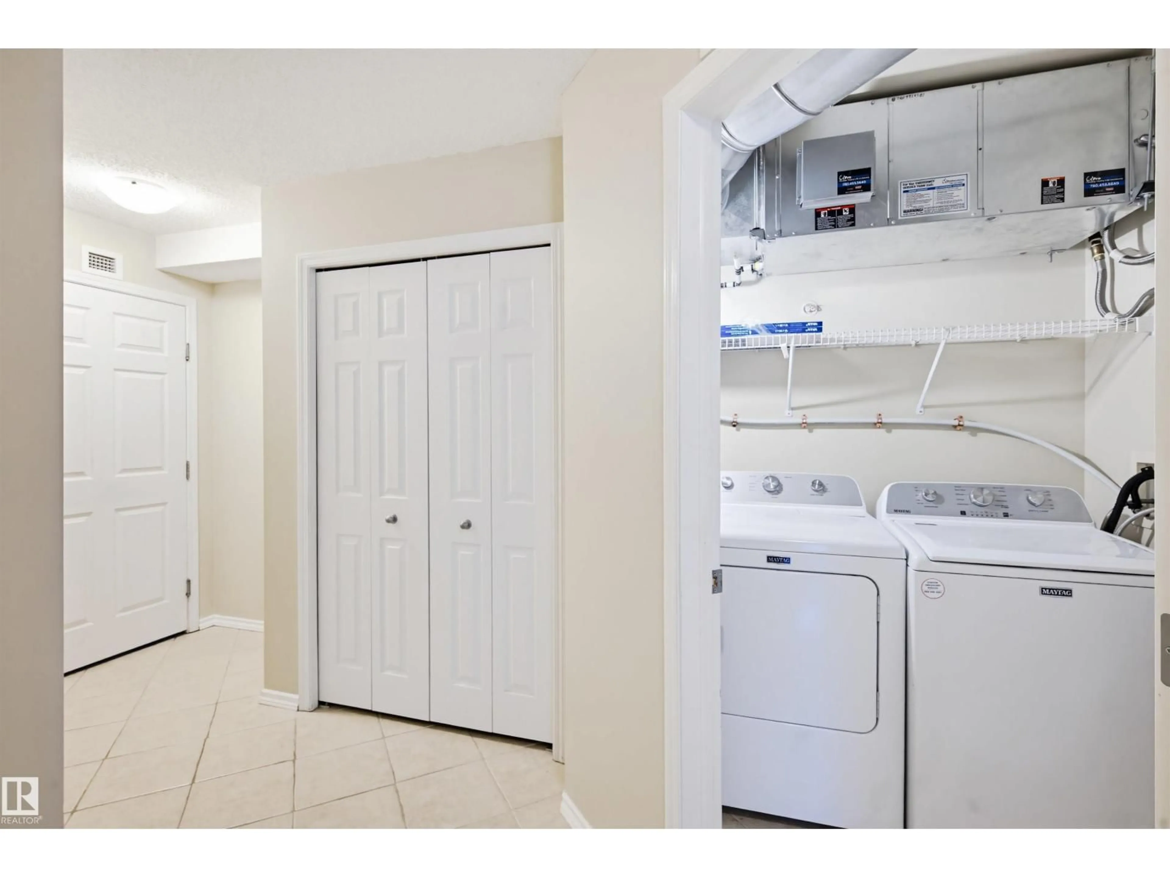 Laundry room for #114 - 6921 199 ST, Edmonton Alberta T5T3X7