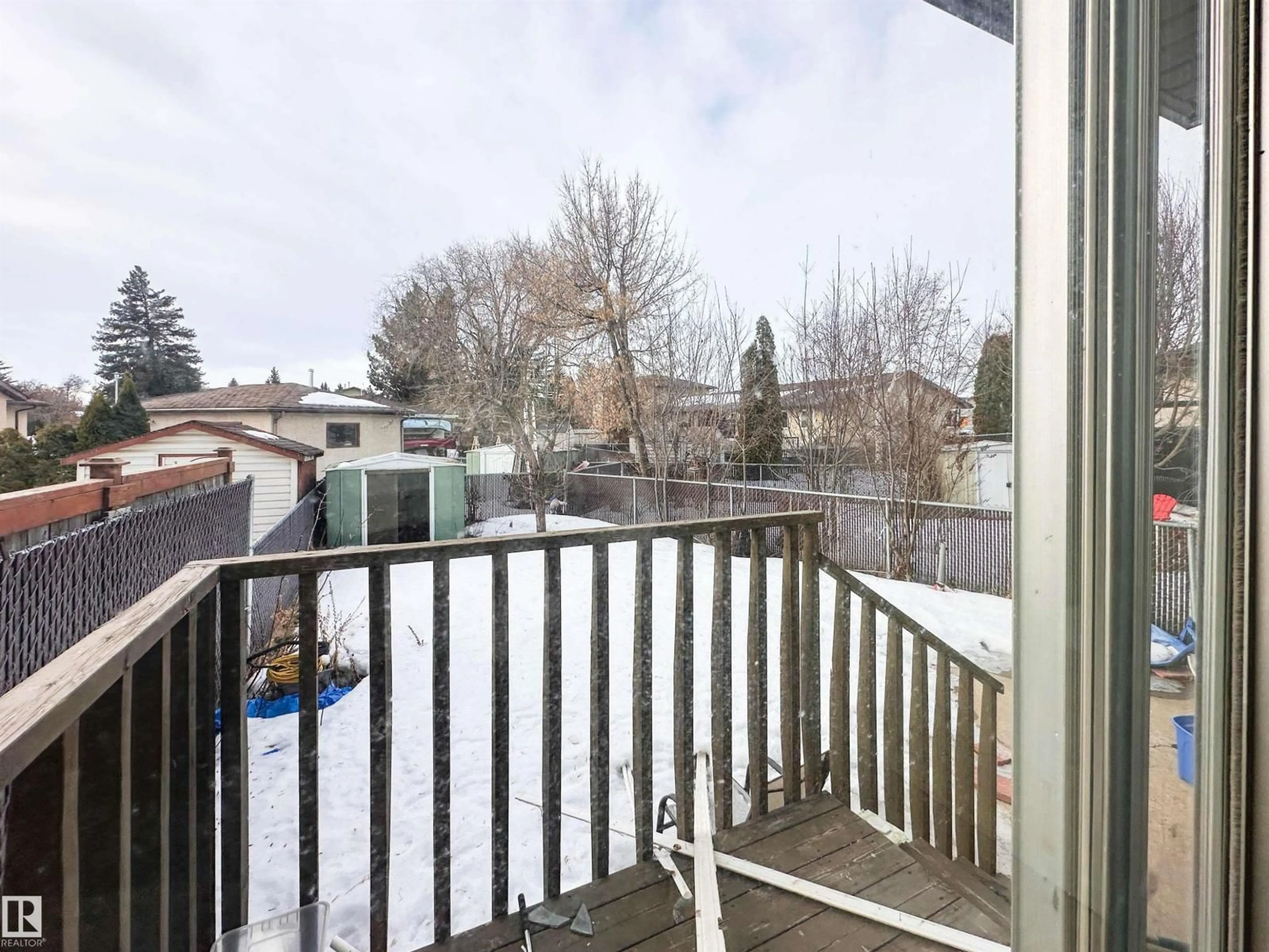 Balcony in the apartment, water/lake/river/ocean view for NW - 17312 108 ST, Edmonton Alberta T5X3Y8