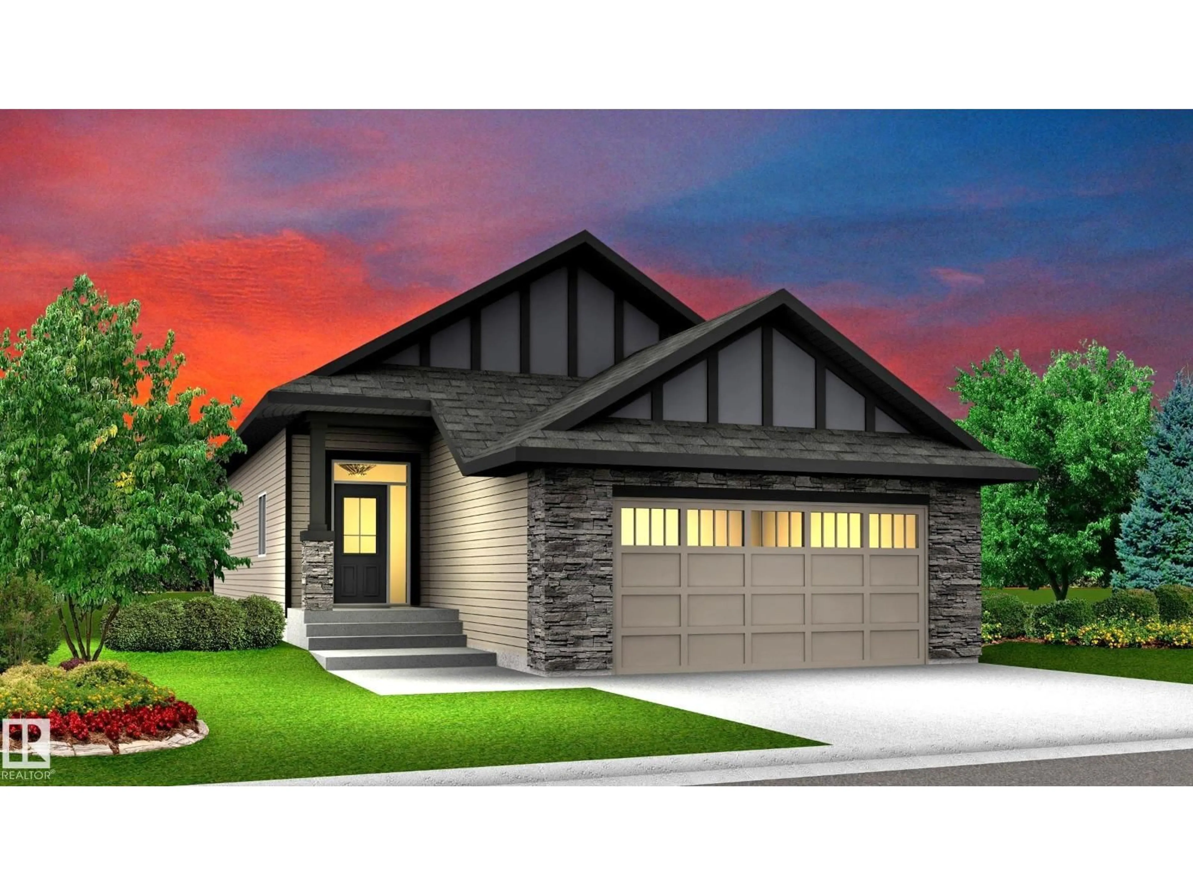 Home with brick exterior material, street for 247 EDGEMONT GREEN GR, Edmonton Alberta T6M3J7