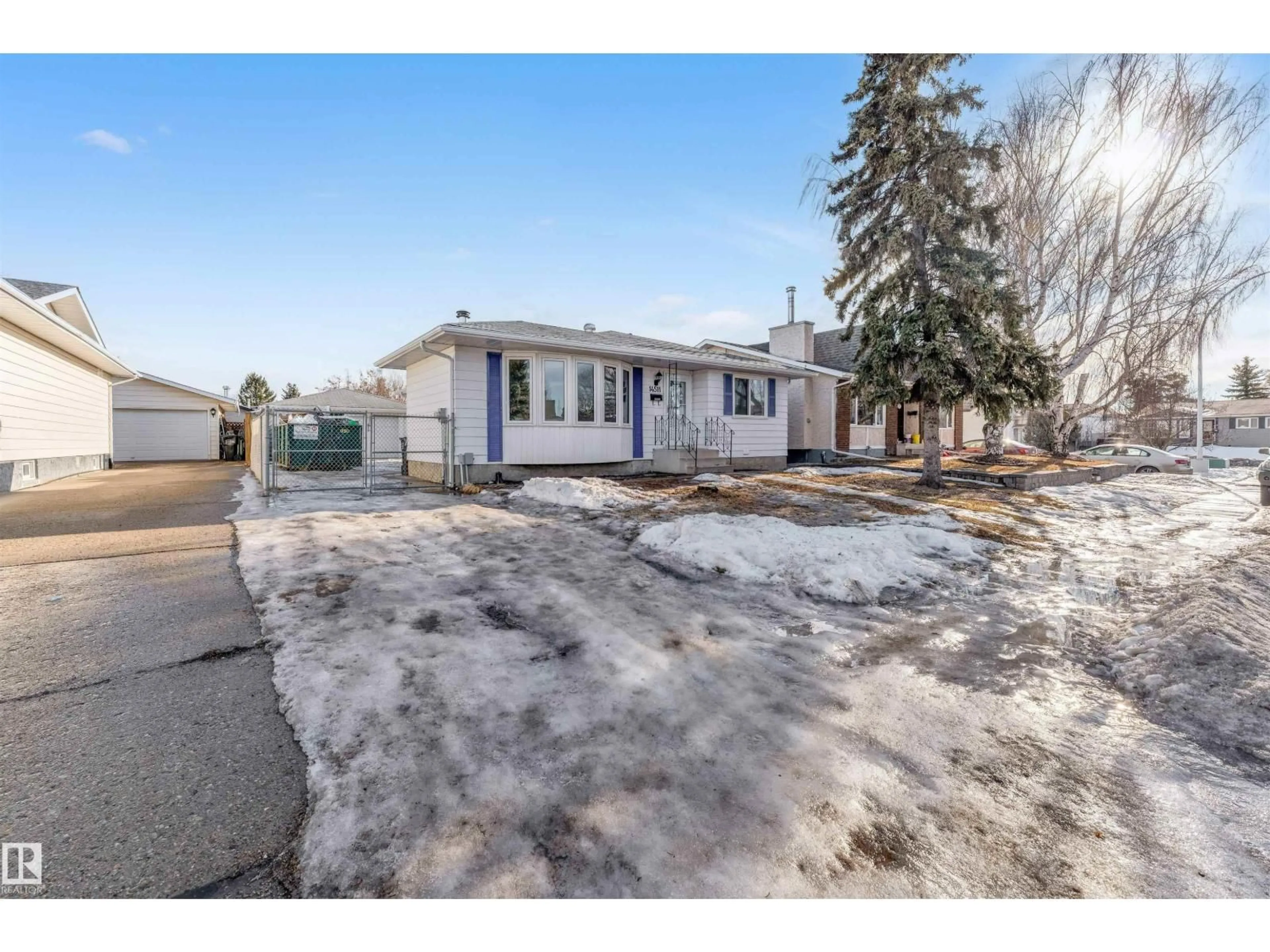 A pic from outside/outdoor area/front of a property/back of a property/a pic from drone, street for NW - 14511 21 ST, Edmonton Alberta T5Y1T7