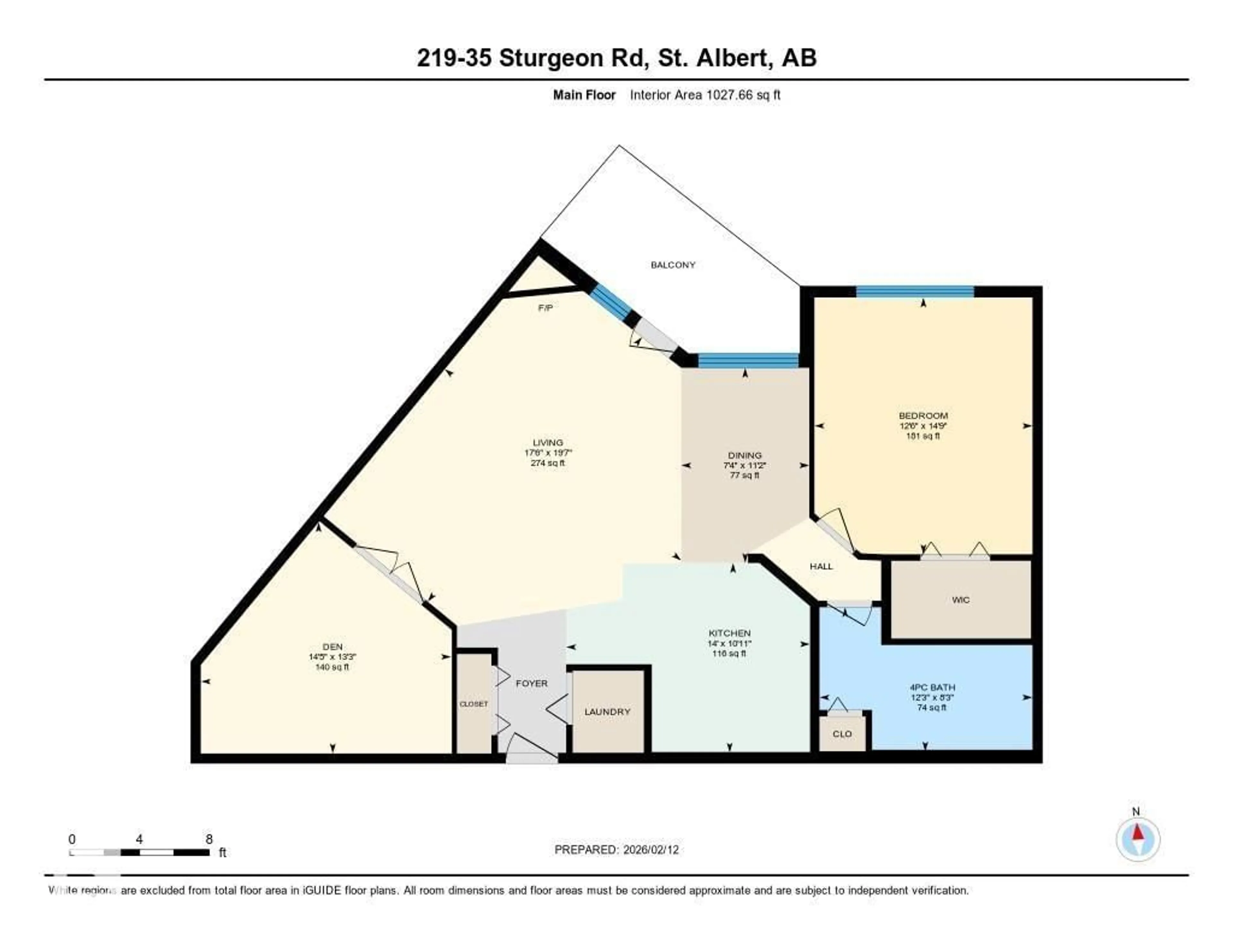 Floor plan for 219 STURGEON RD, St. Albert Alberta T8N0E8
