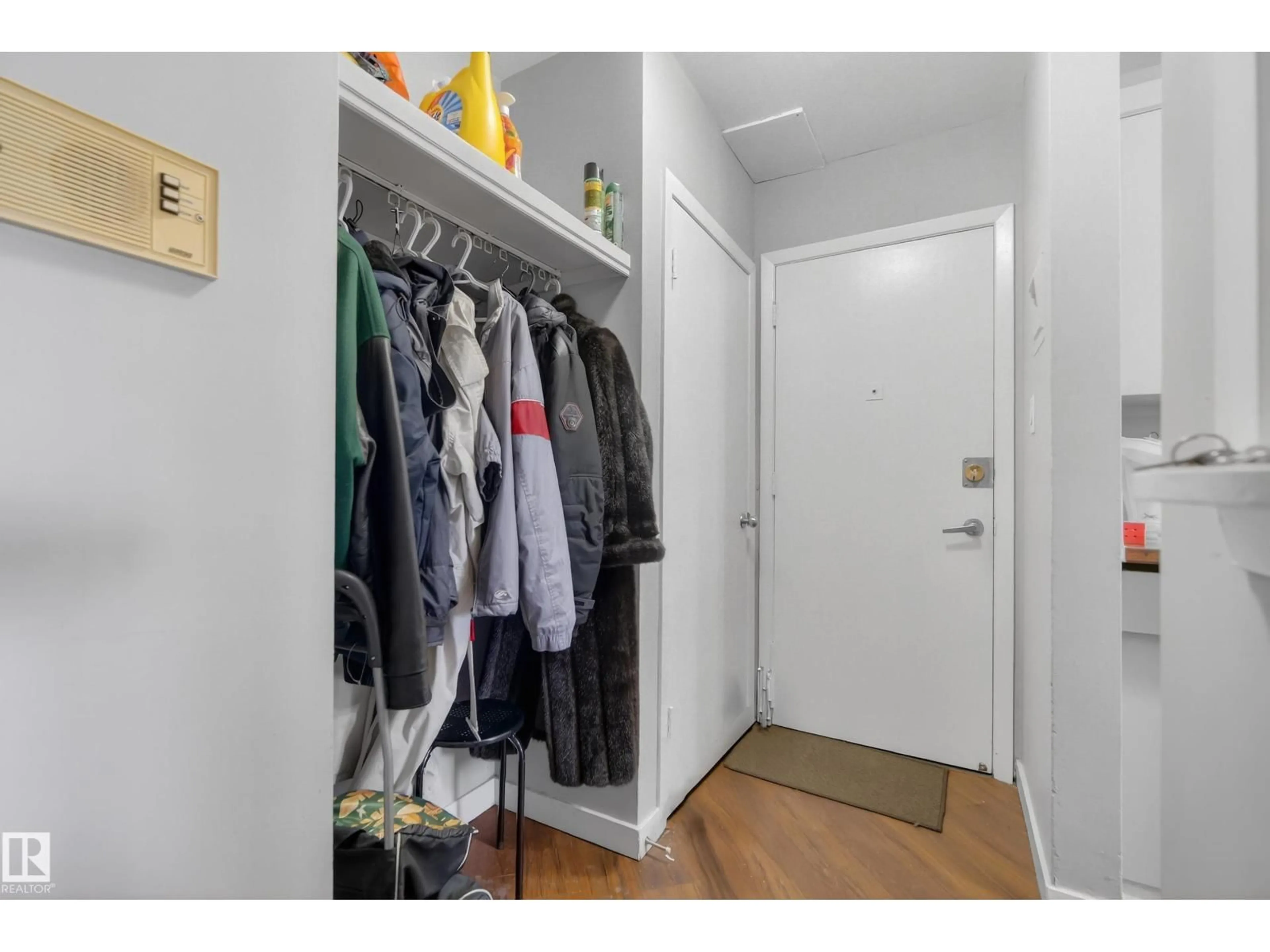 Storage room or clothes room or walk-in closet for 27 - 10640 108 ST NW, Edmonton Alberta T5H3A1