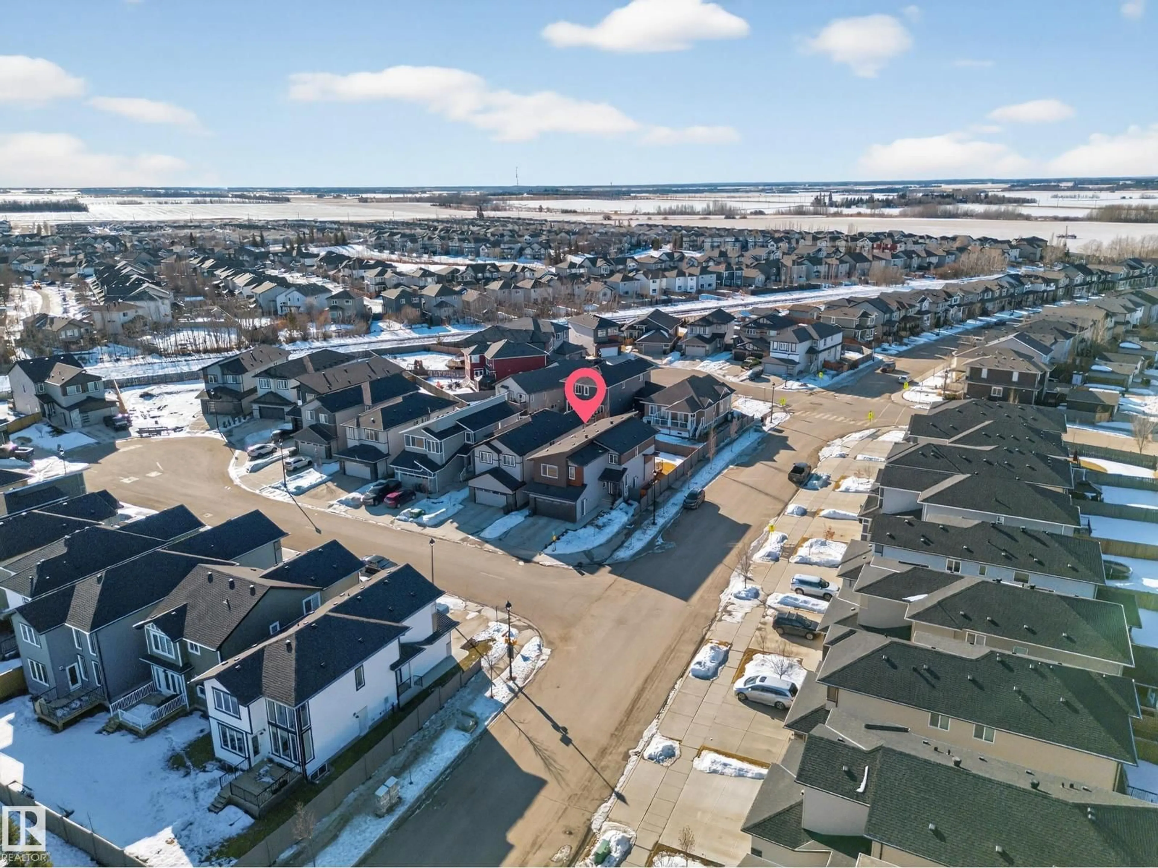 A pic from outside/outdoor area/front of a property/back of a property/a pic from drone, street for 200 KETTYL CO, Leduc Alberta T9E1S1