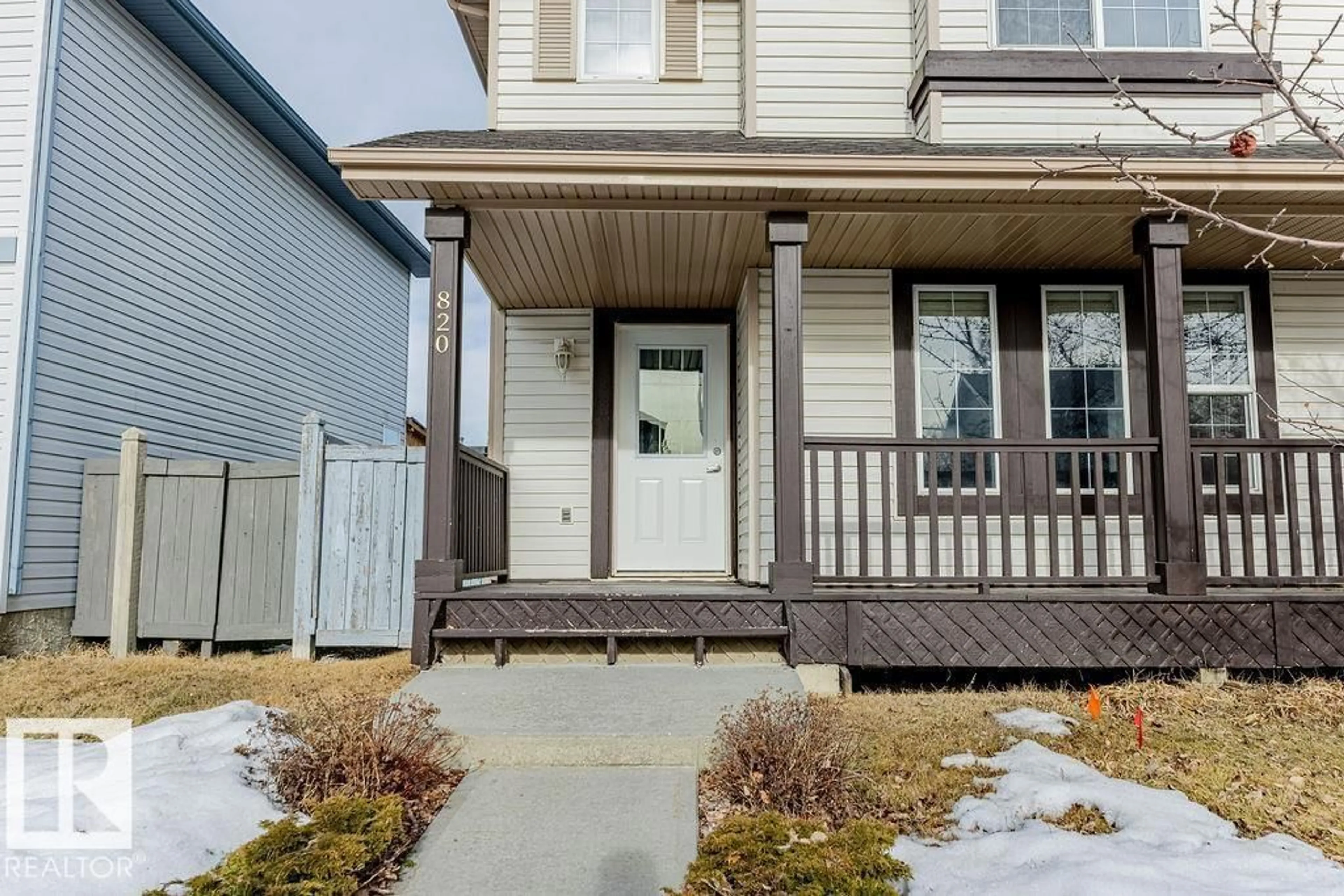 Home with vinyl exterior material, street for SW - 820 MCALLISTER CR, Edmonton Alberta T6W1K6