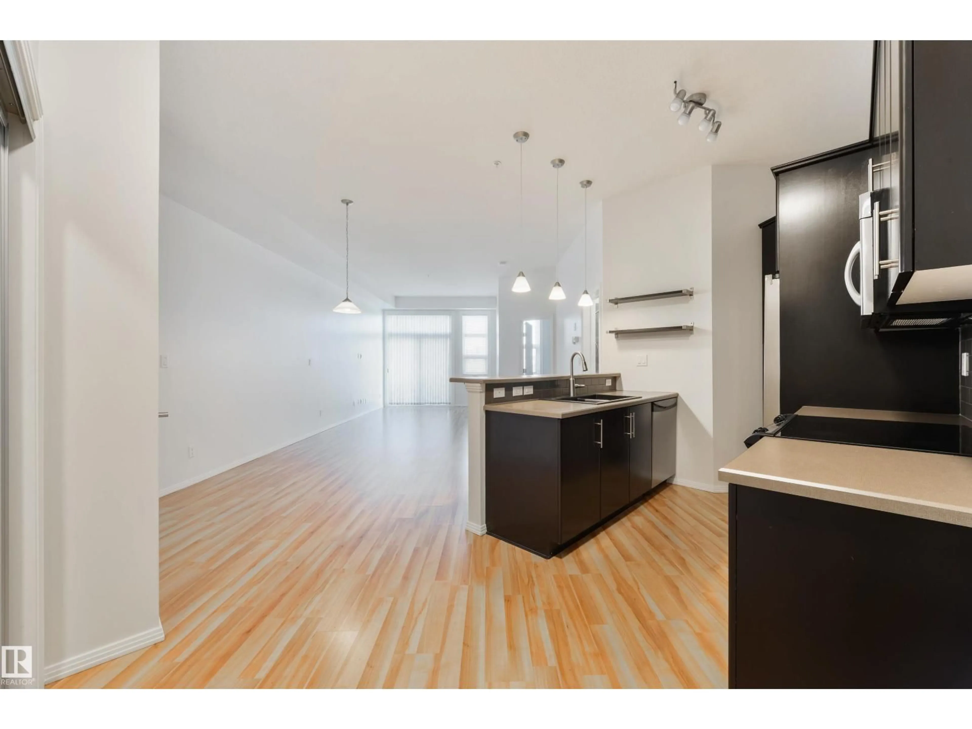 Open concept kitchen, unknown for #405 - 10531 117 ST, Edmonton Alberta T5H0A8