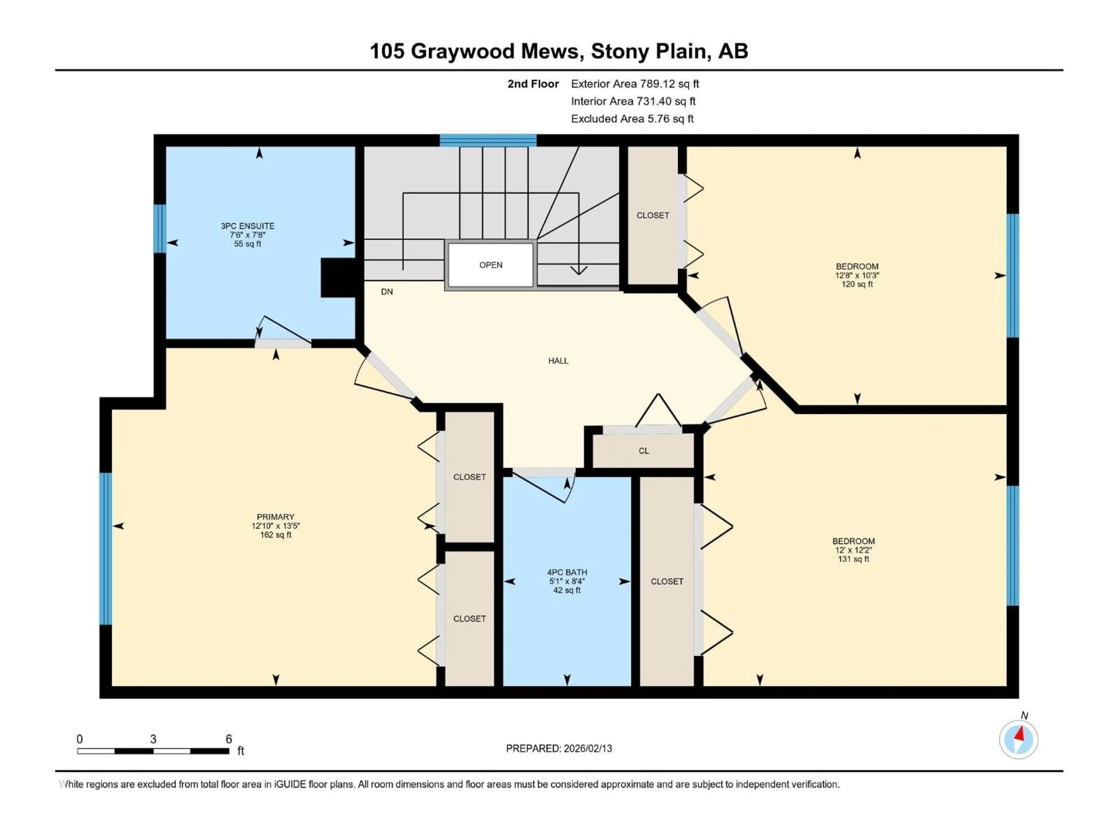 Floor plan for 105 GRAYWOOD ME, Stony Plain Alberta T7Z0C2