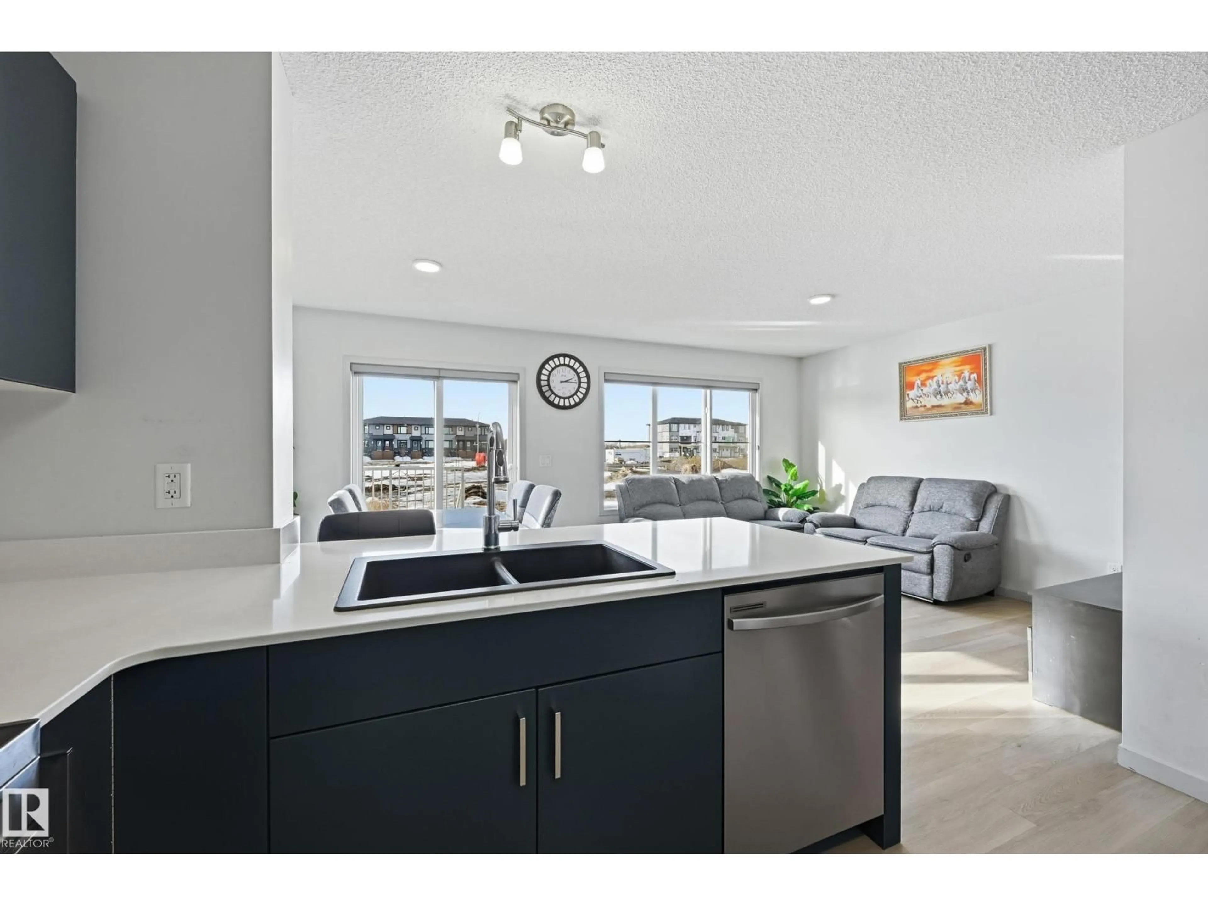 Open concept kitchen, ceramic/tile floor for NW - 9804 227 ST, Edmonton Alberta T5T7T9