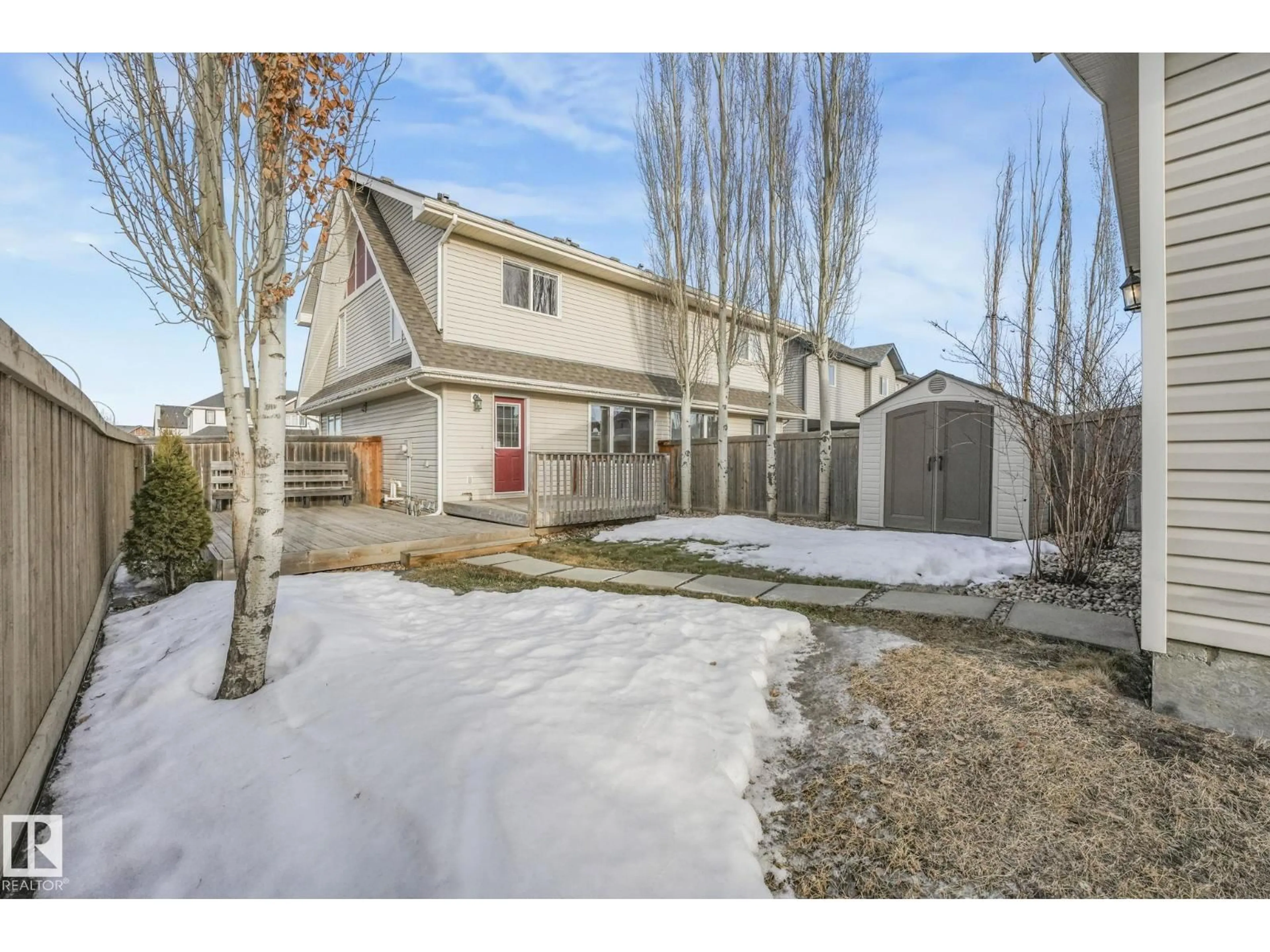 A pic from outside/outdoor area/front of a property/back of a property/a pic from drone, street for 385 SECORD BV, Edmonton Alberta T5T4H4