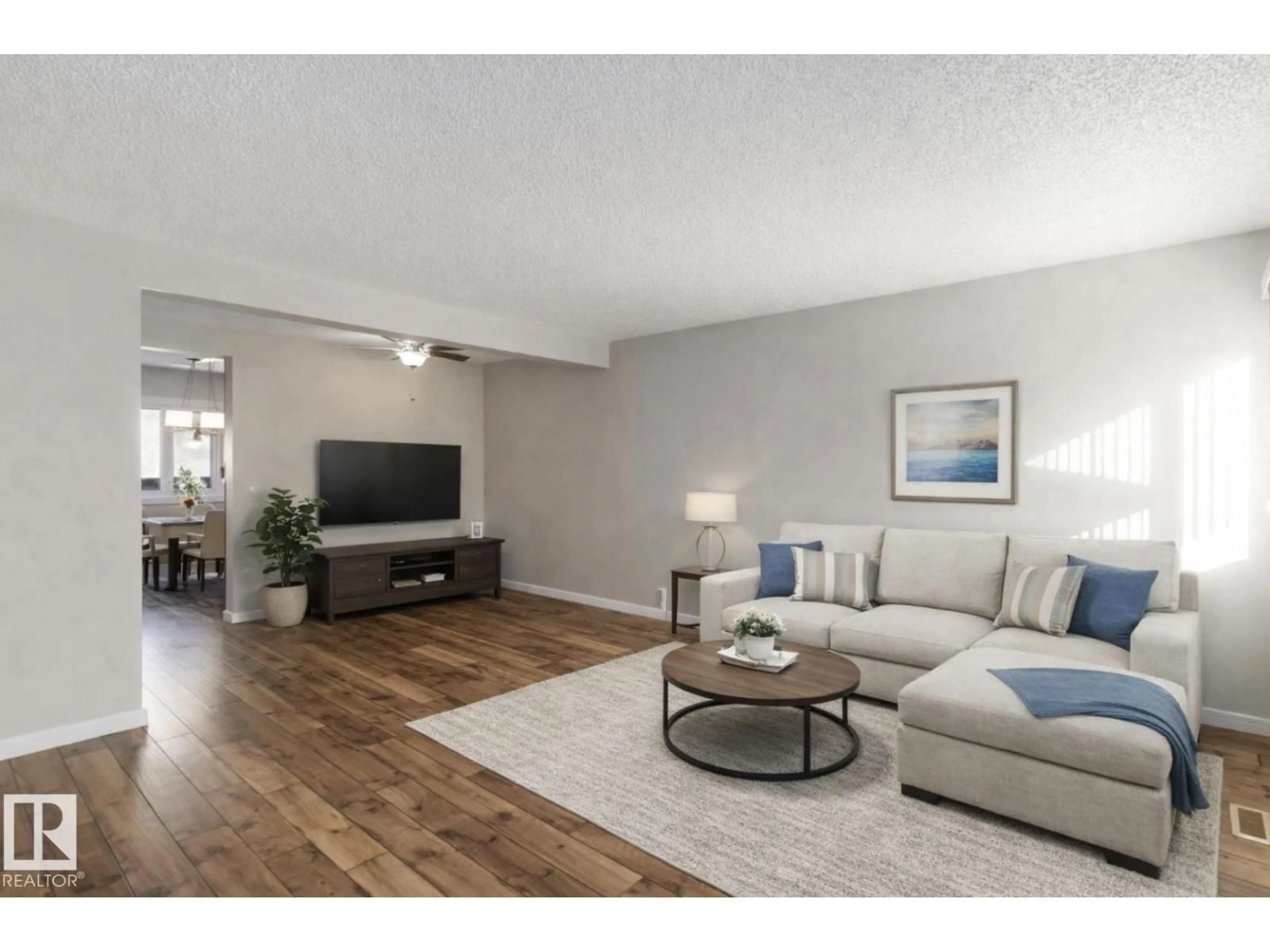 Living room with furniture, unknown for #8 - 14511 52 STREET, Edmonton Alberta T5A4M6