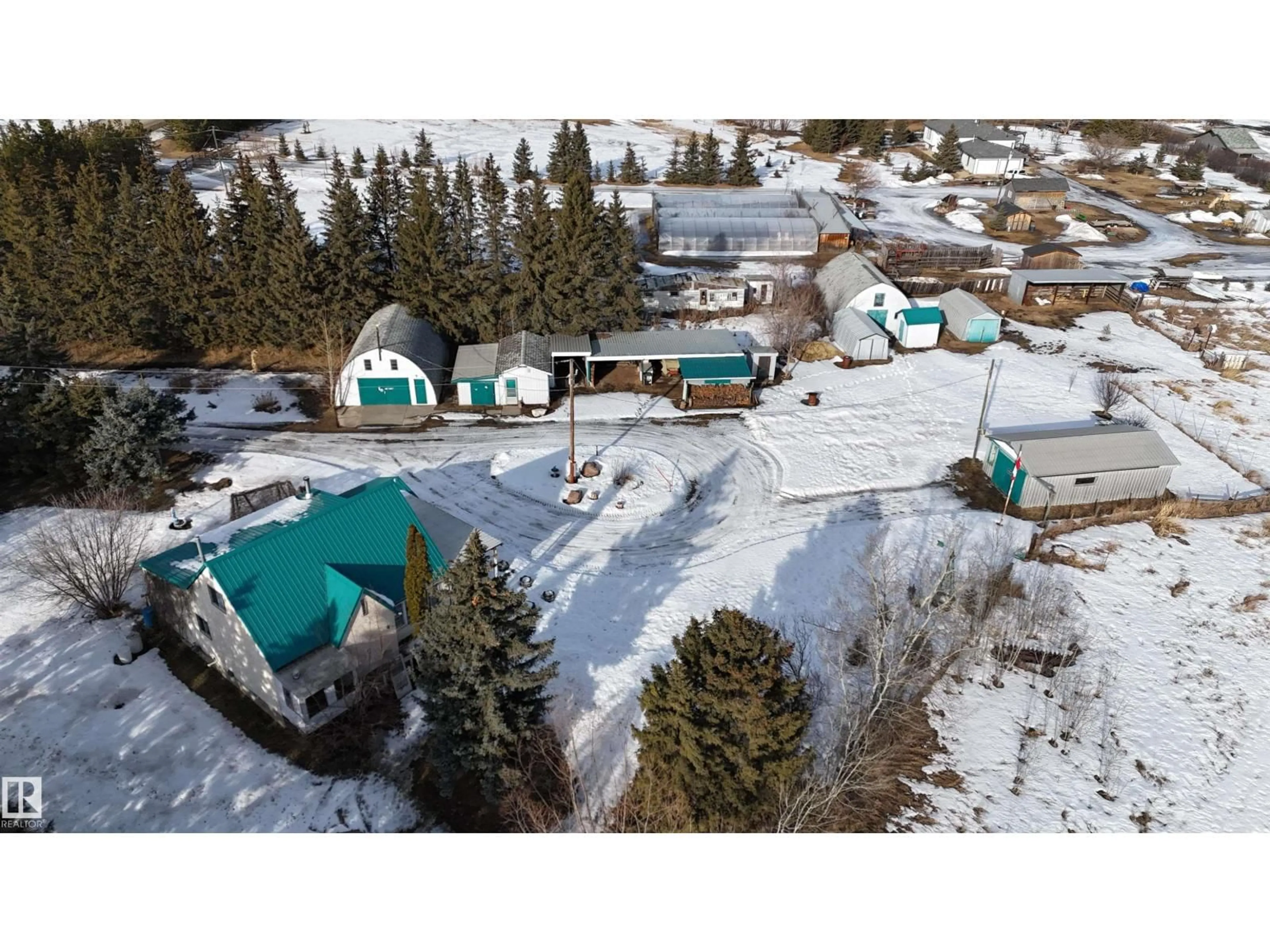 A pic from outside/outdoor area/front of a property/back of a property/a pic from drone, mountain view for 48479 RGE RD 263, Rural Leduc County Alberta T0C0V0