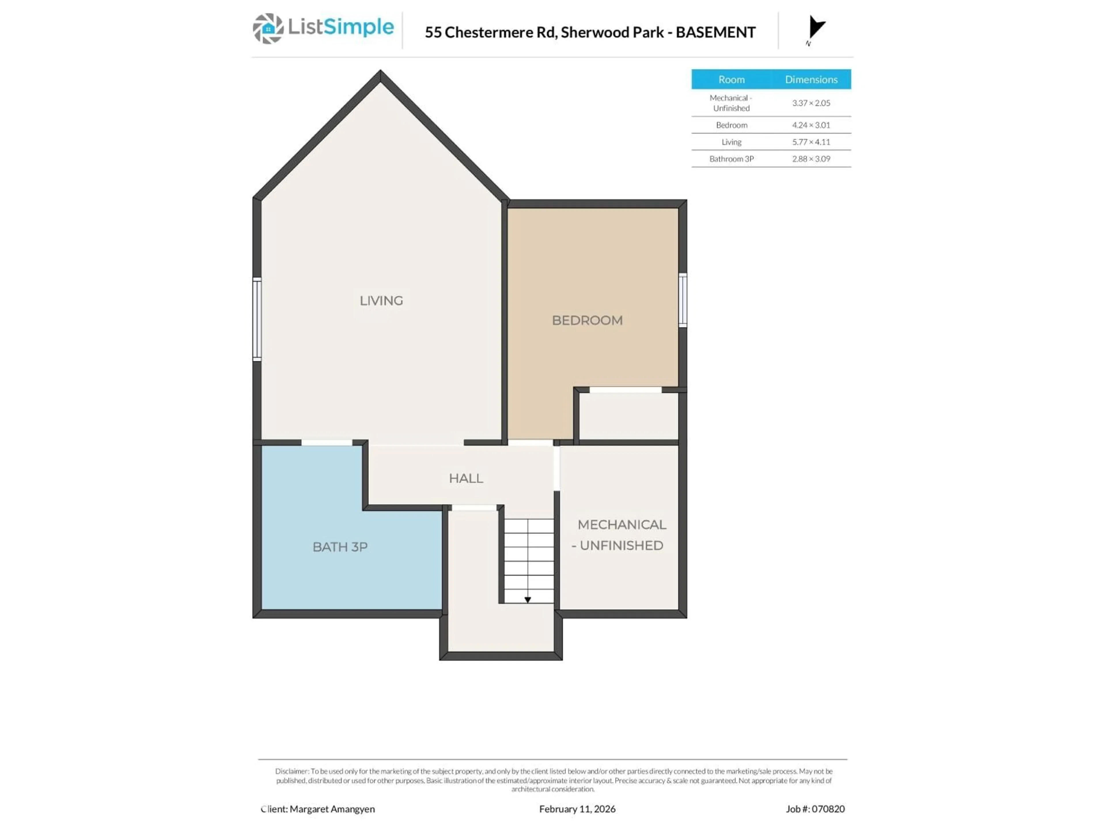 Floor plan for 55 CHESTERMERE RD, Sherwood Park Alberta T8H2S2