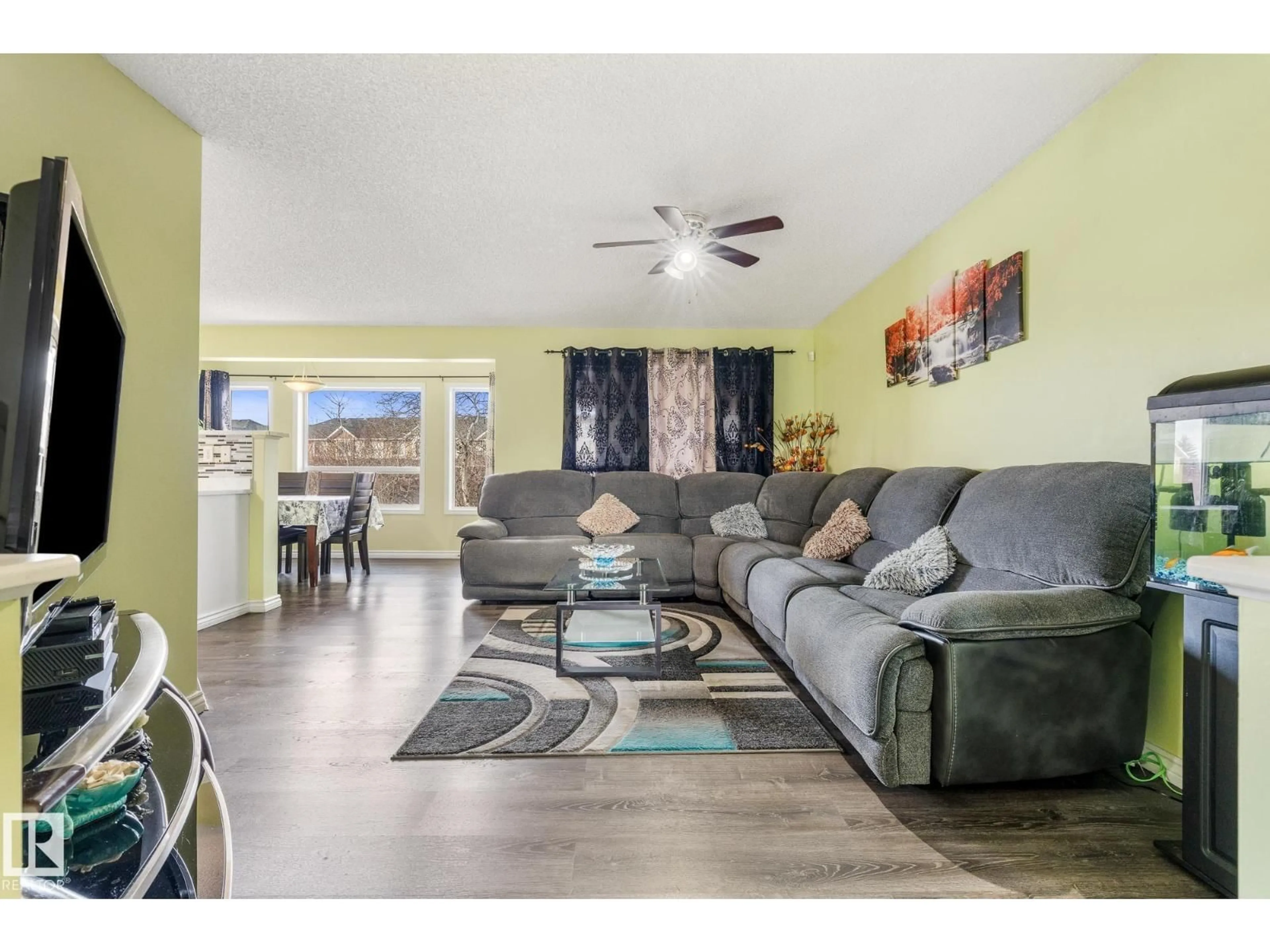 Living room with furniture, unknown for 13148 151 AV, Edmonton Alberta T6V1K8