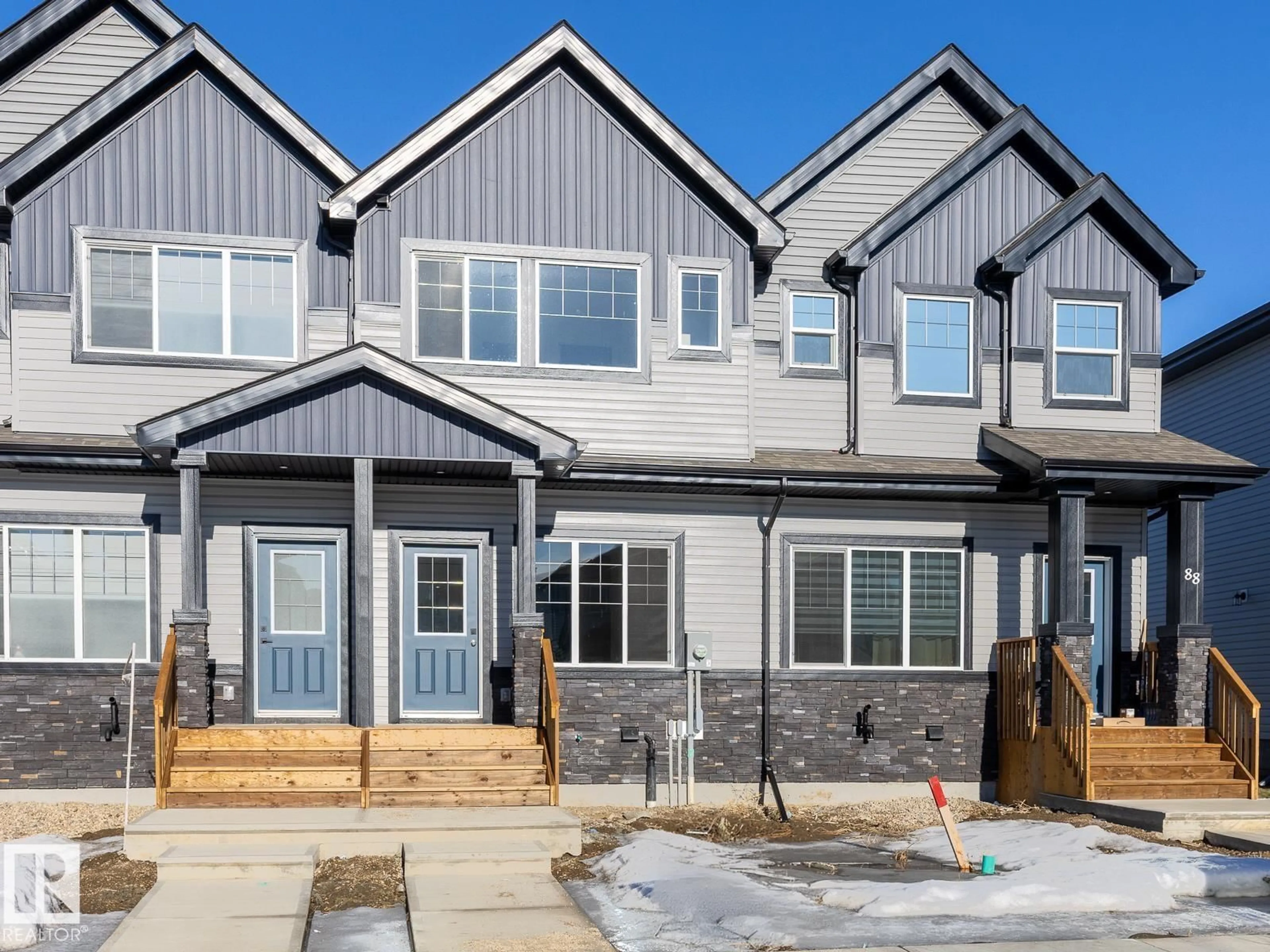 Home with vinyl exterior material, street for N - 90 DANSEREAU WY, Beaumont Alberta T4X3E2