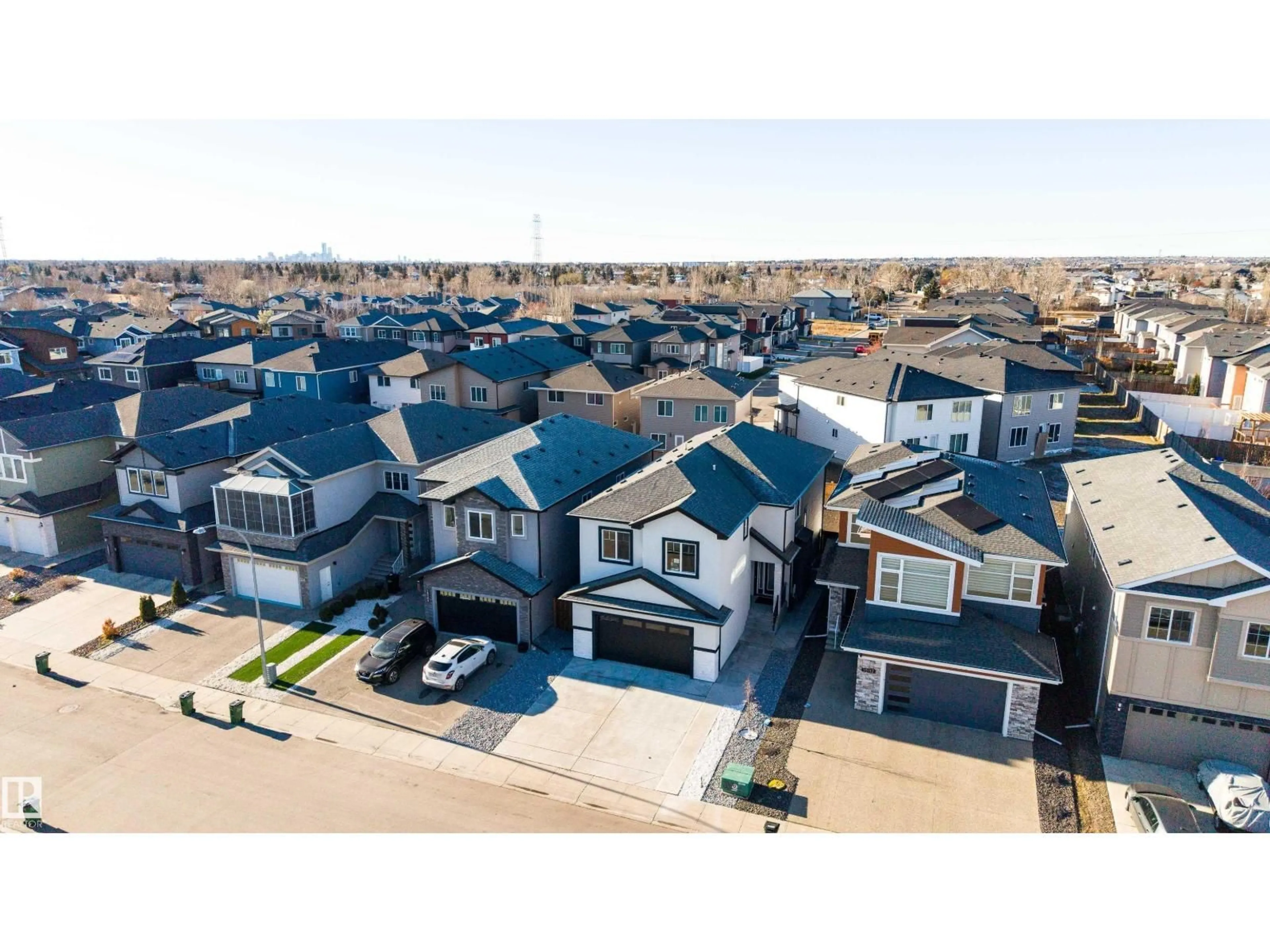 A pic from outside/outdoor area/front of a property/back of a property/a pic from drone, street for NW - 15108 14 ST, Edmonton Alberta T5Y6C4