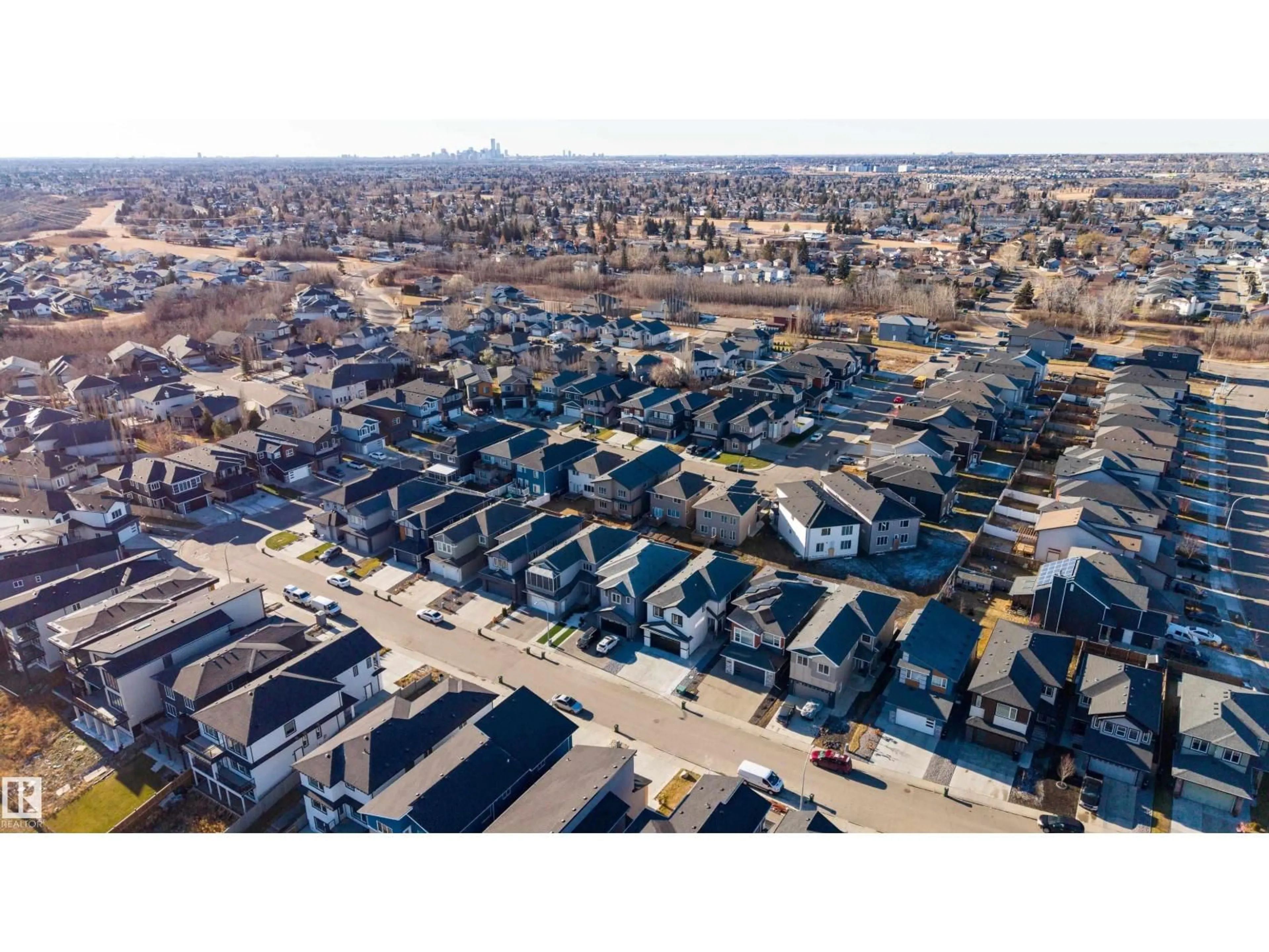 A pic from outside/outdoor area/front of a property/back of a property/a pic from drone, street for NW - 15108 14 ST, Edmonton Alberta T5Y6C4