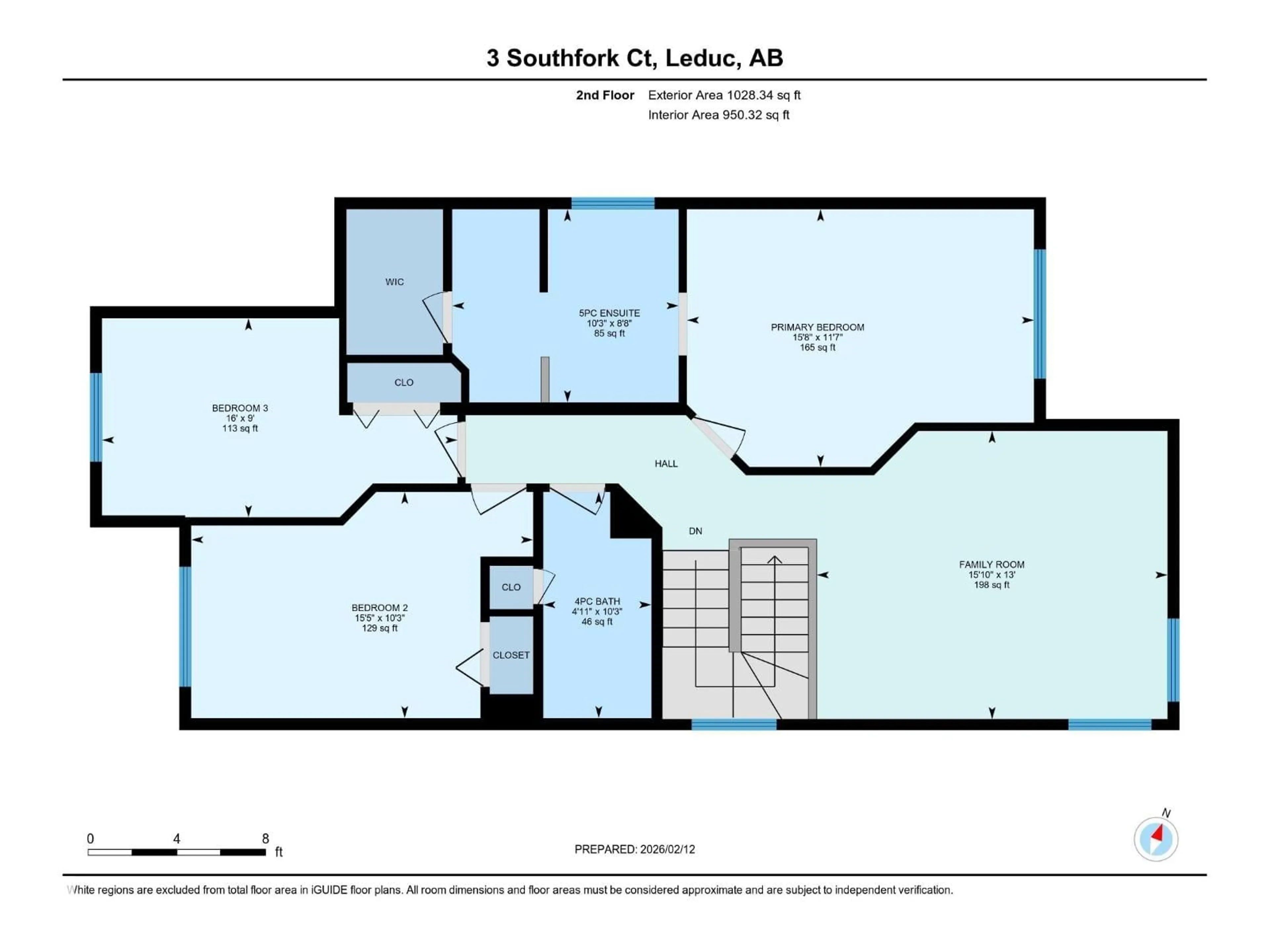 Floor plan for 3 SOUTHFORK, Leduc Alberta T9E0E9