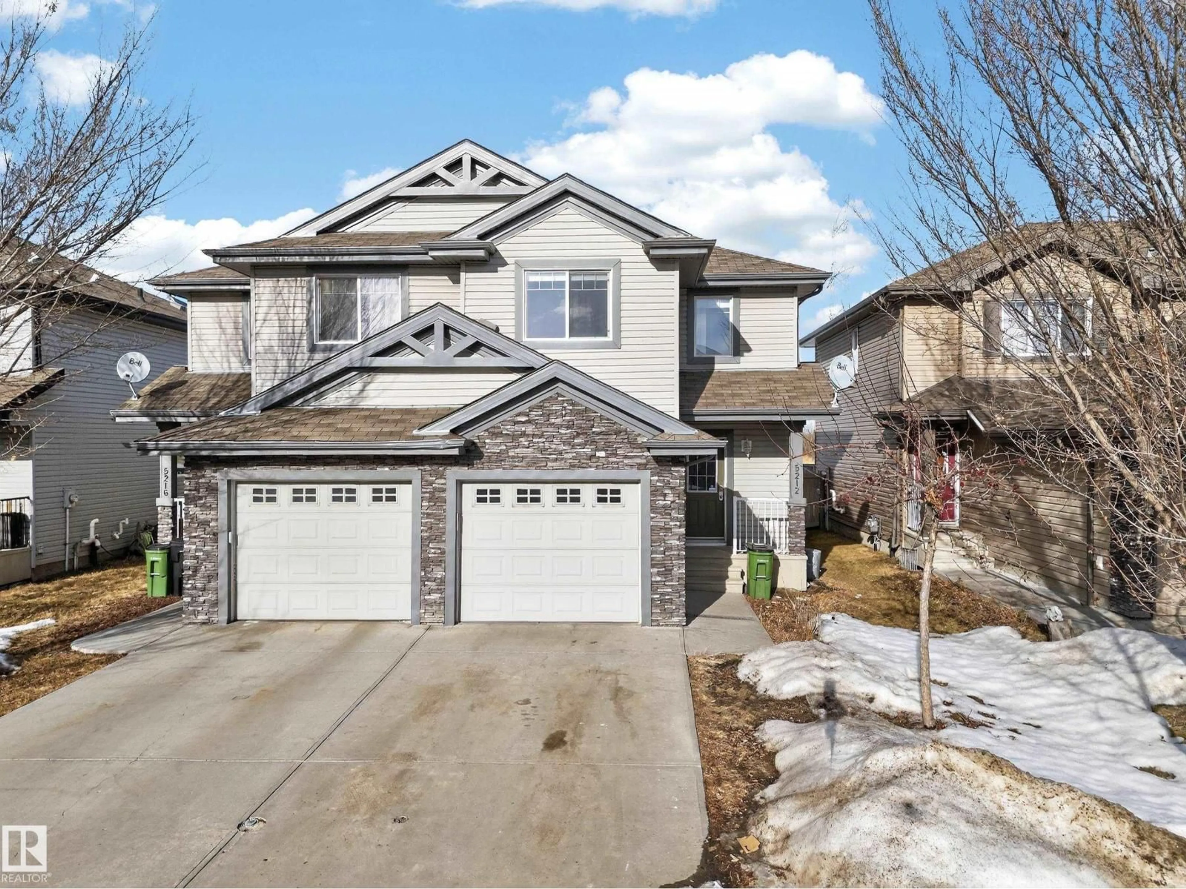 Home with brick exterior material, street for SW - 5212 1A AV, Edmonton Alberta T6X0X1