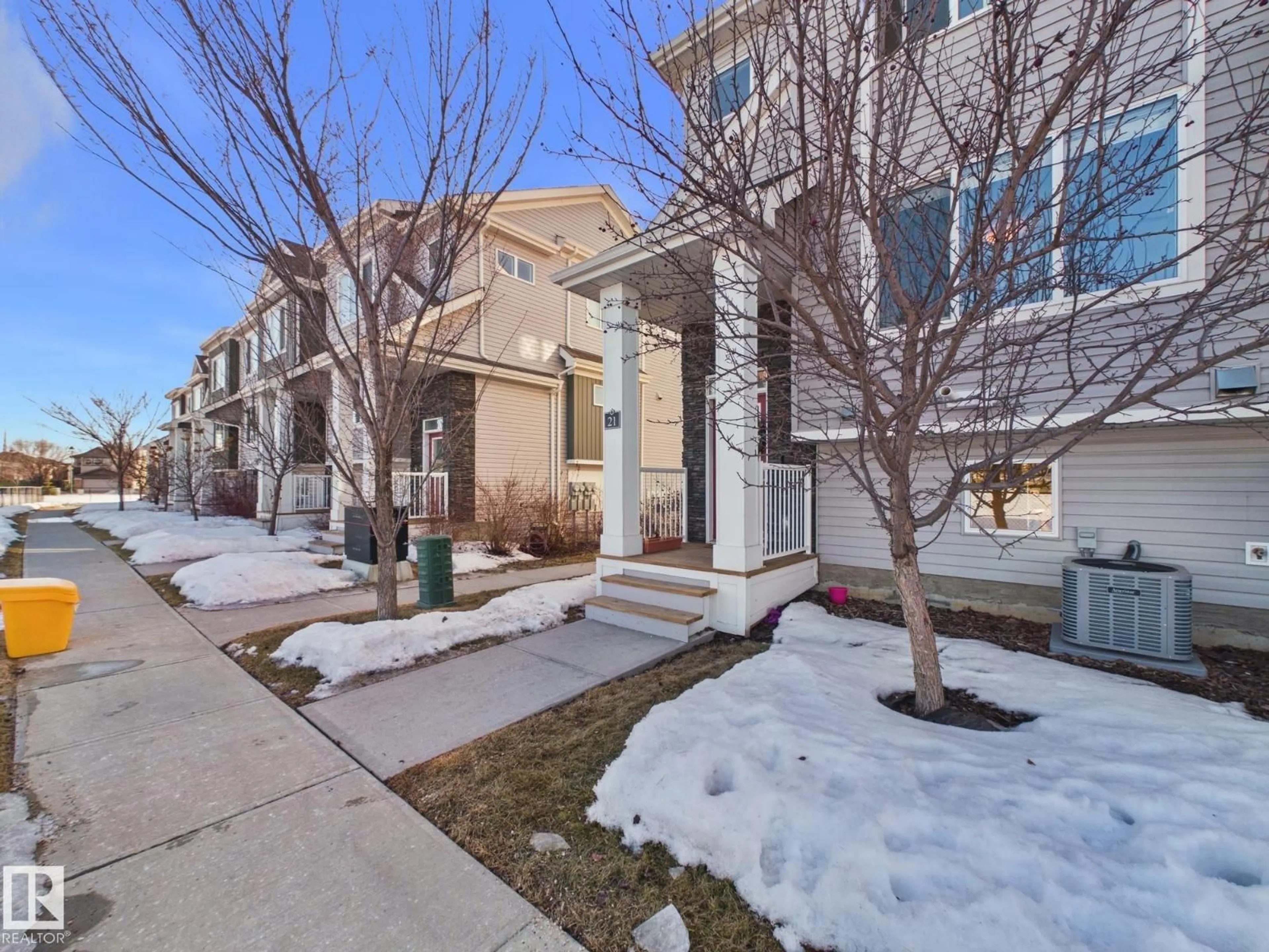 Patio, street for 21 - 2121 HADDOW DRIVE, Edmonton Alberta T6R0W6