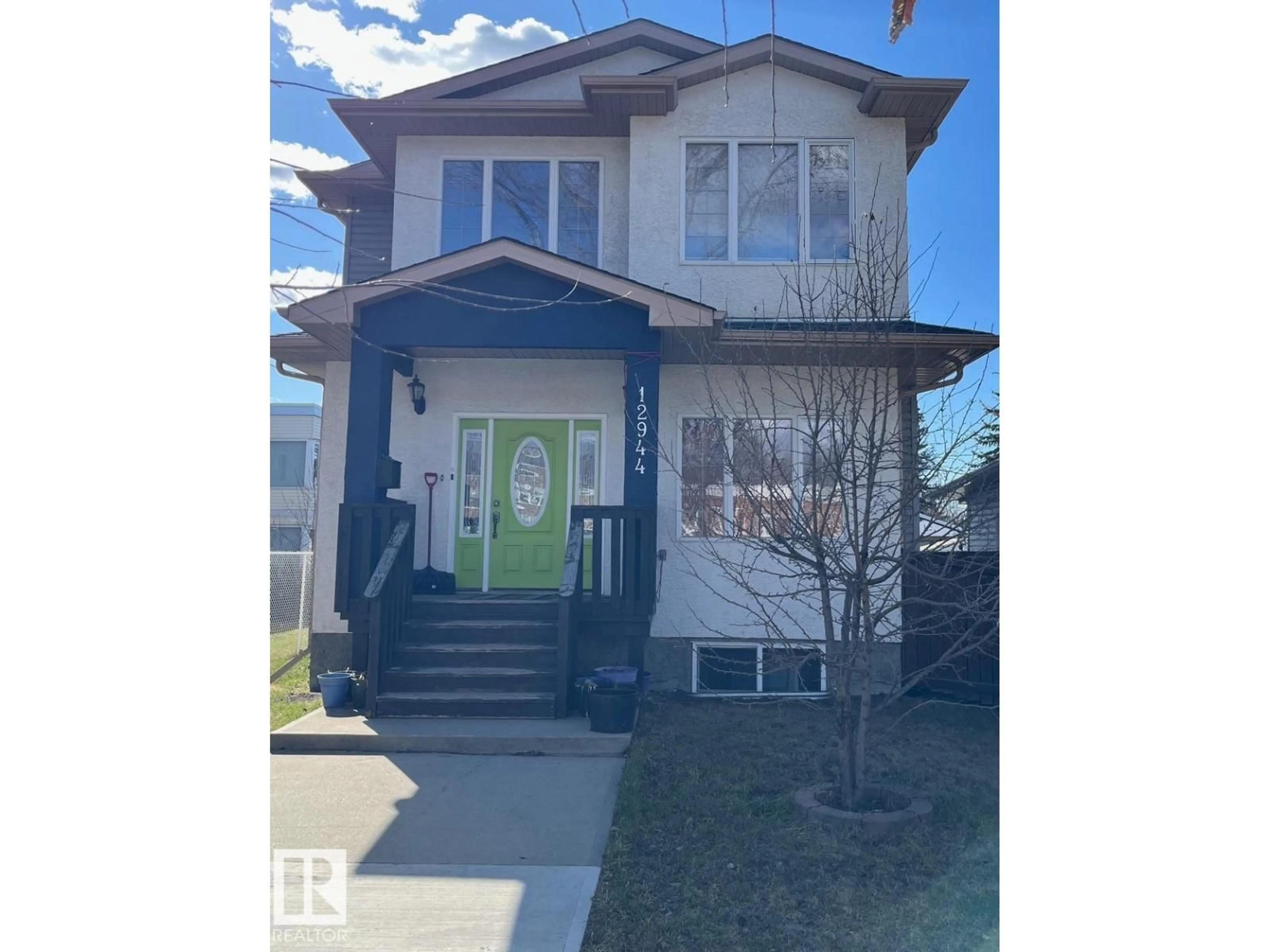Home with vinyl exterior material, street for NW - 12944 119 ST, Edmonton Alberta T5E5M4