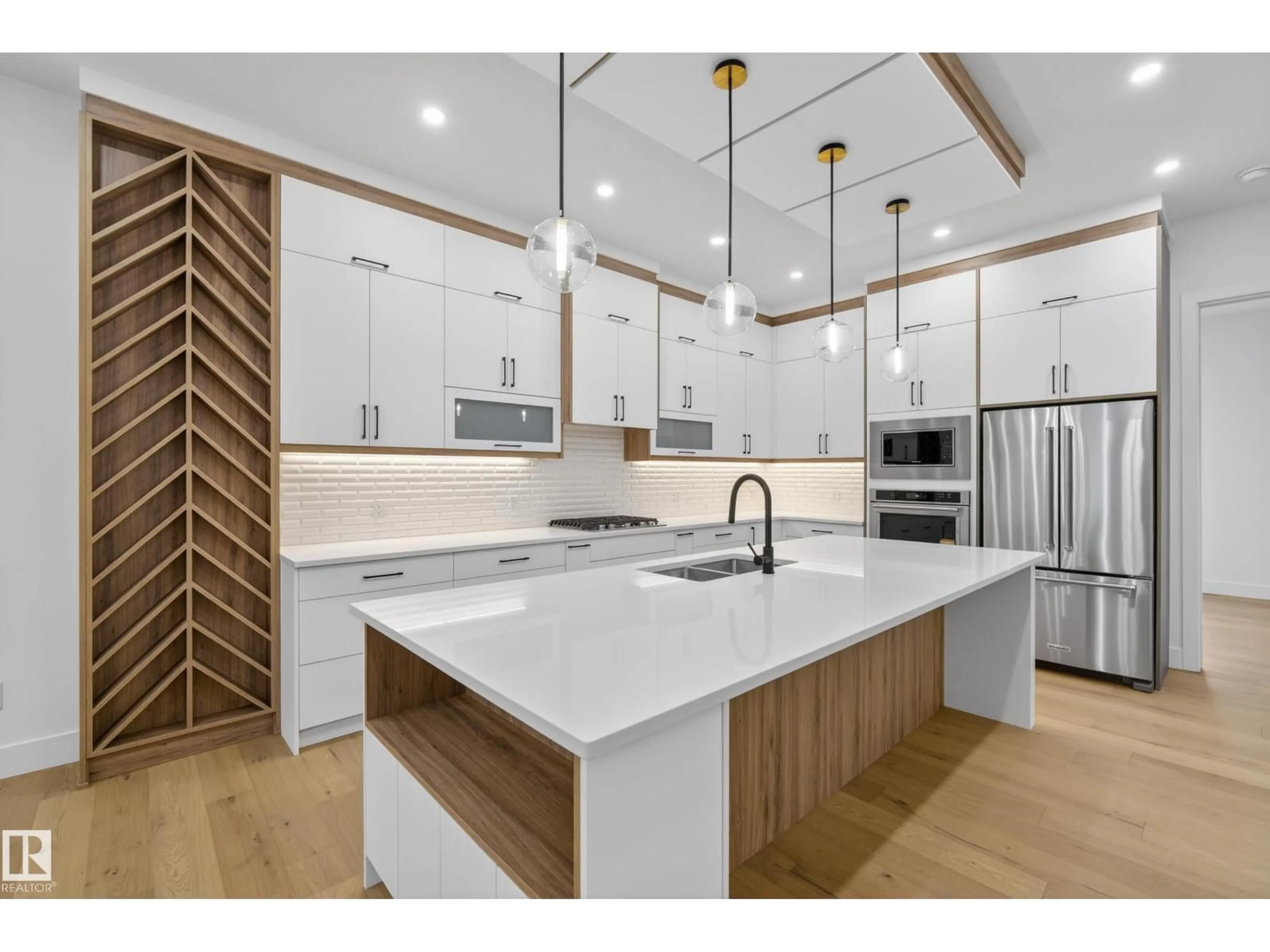 Open concept kitchen, unknown for NW - 11613 79 AV, Edmonton Alberta T6G0P8
