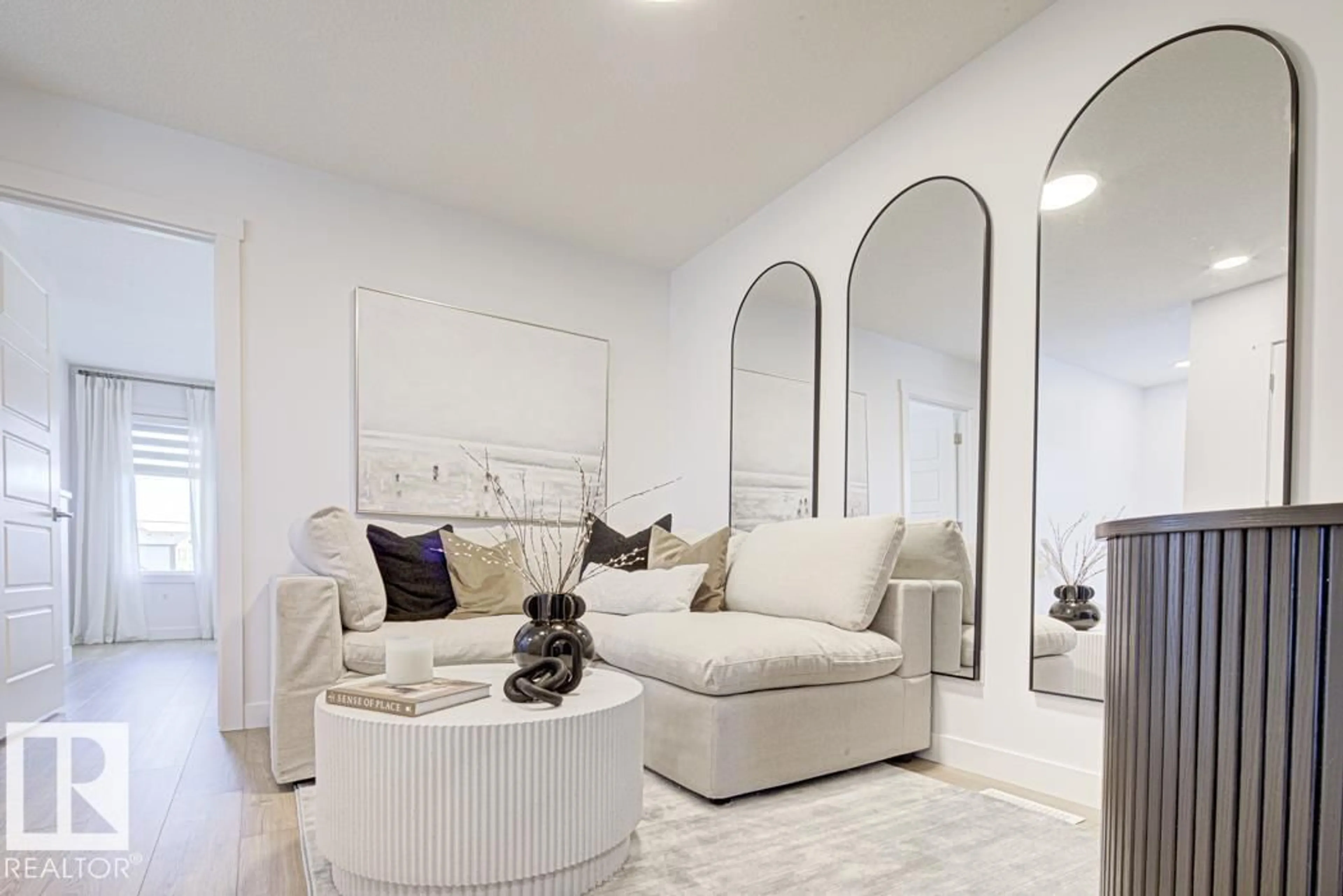 Living room with furniture, ceramic/tile floor for 20707 43 AV, Edmonton Alberta T6M3E3