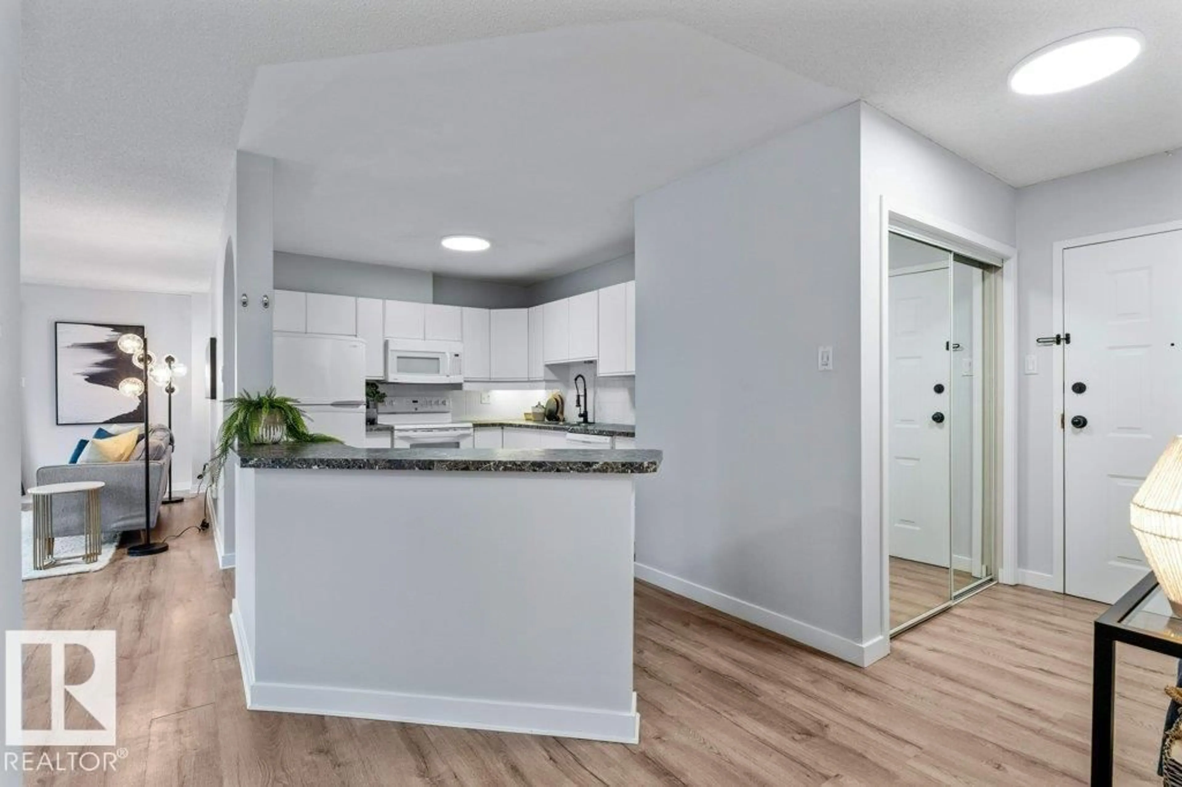Open concept kitchen, unknown for #304 - 10816 76 AV, Edmonton Alberta T6E6L3